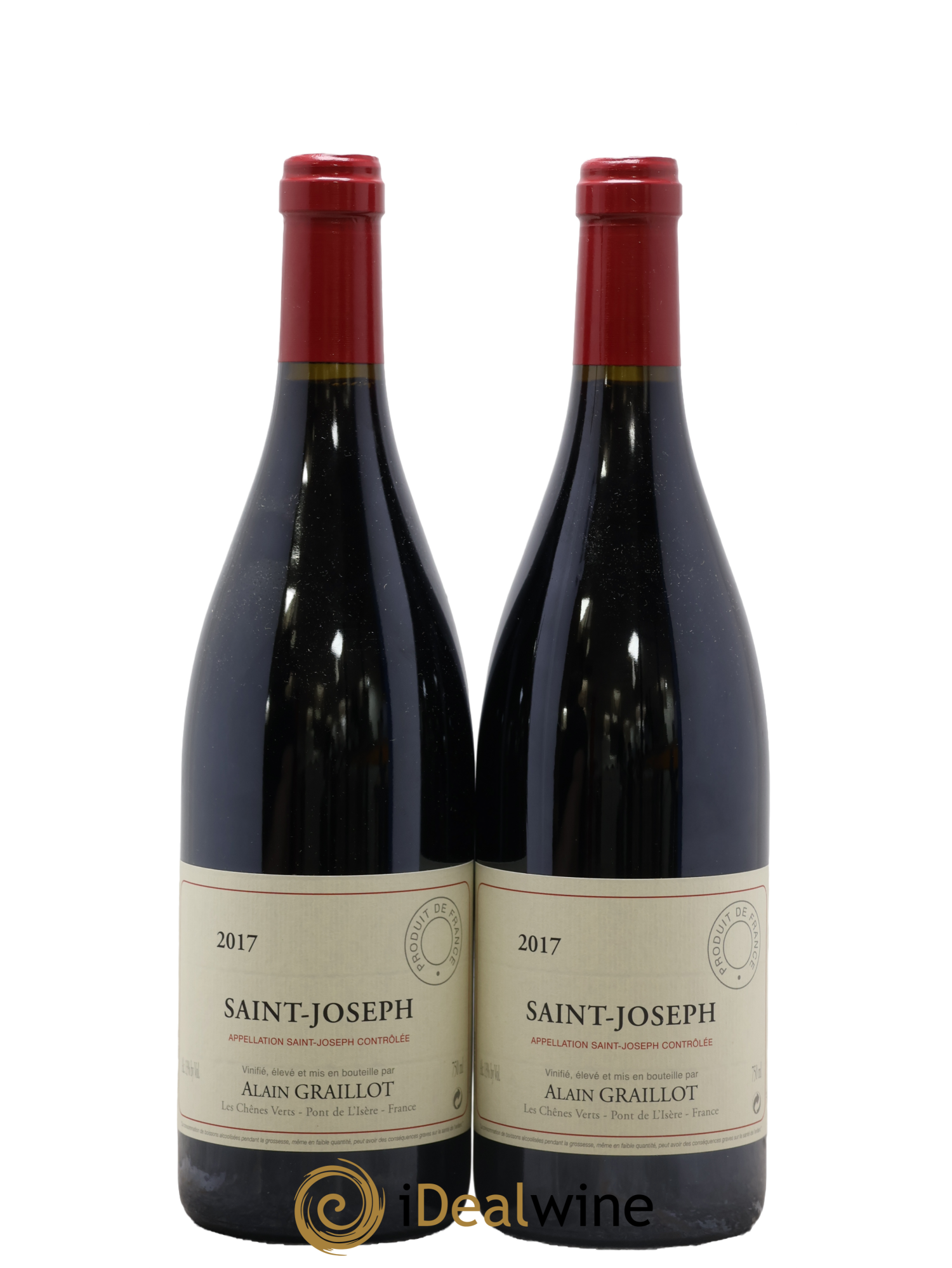 Saint-Joseph Domaine Graillot 2017 - Lotto di 2 bottiglie - 0