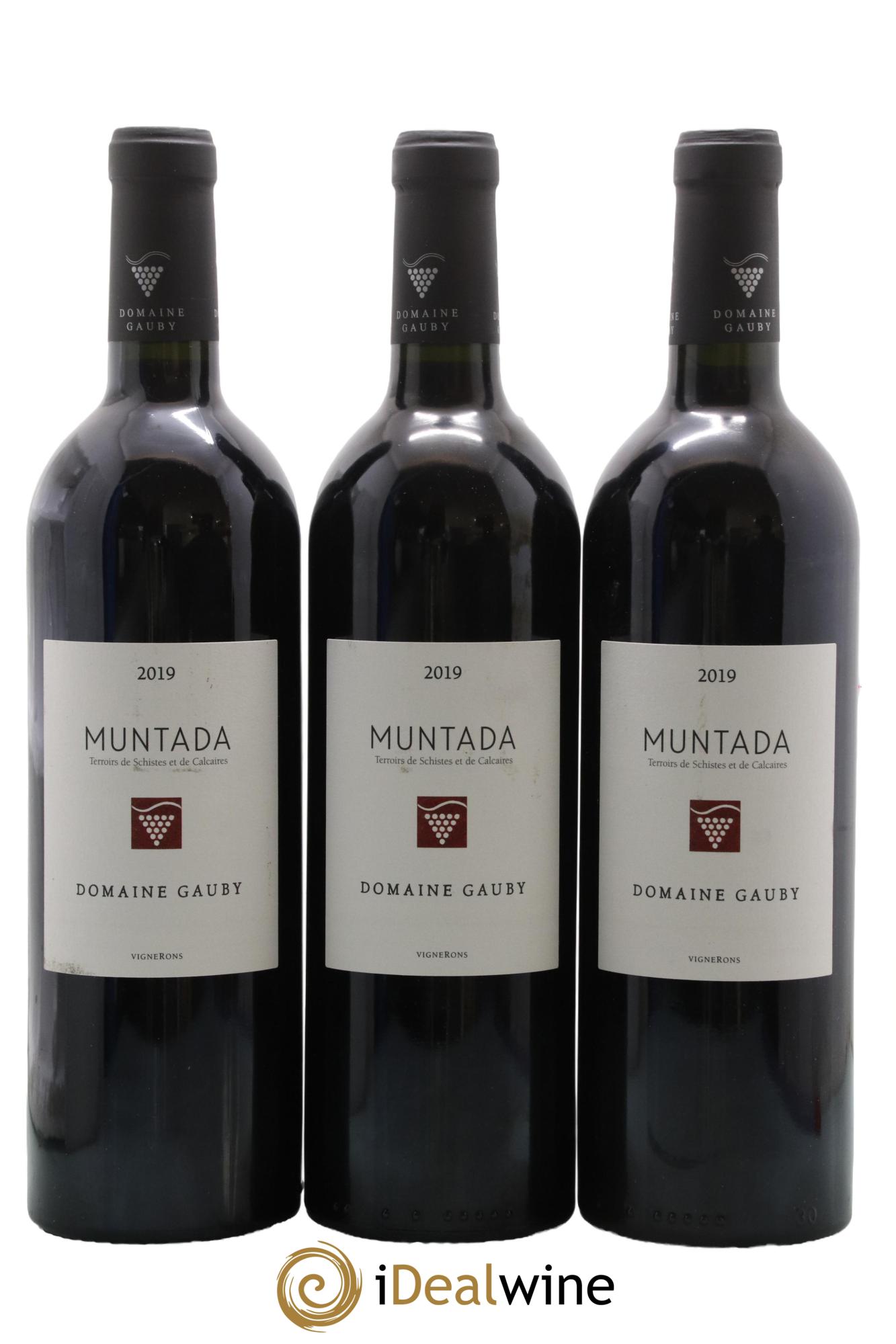 Côtes Catalanes (anciennement Côtes du Roussillon Villages) La Muntada Gauby (Domaine) 2019 - Posten von 3 Flaschen - 0