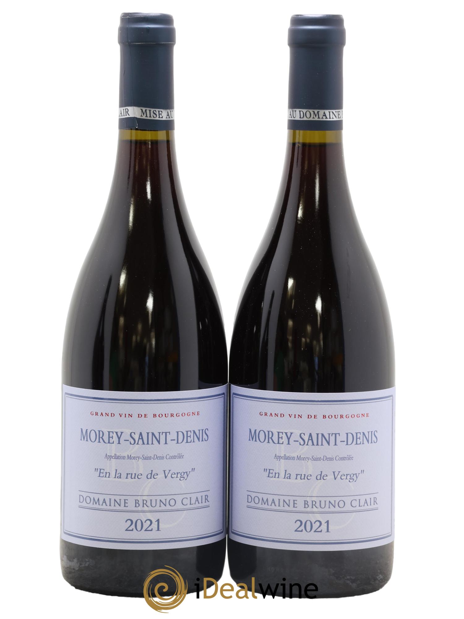 Morey-Saint-Denis En la Rue de Vergy Bruno Clair (Domaine) 2021 - Lot de 2 bouteilles - 0