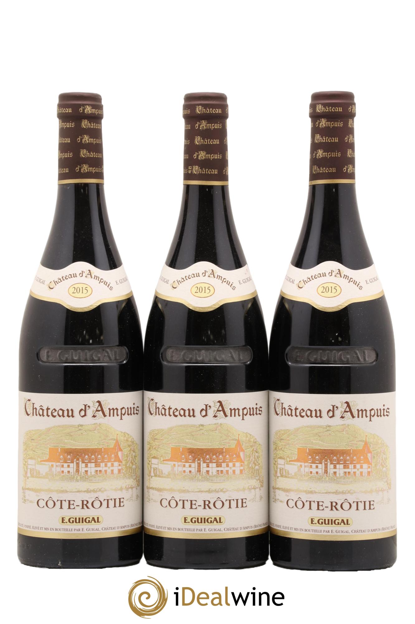 Côte-Rôtie Château d'Ampuis Guigal 2015 - Lot of 3 bottles - 0