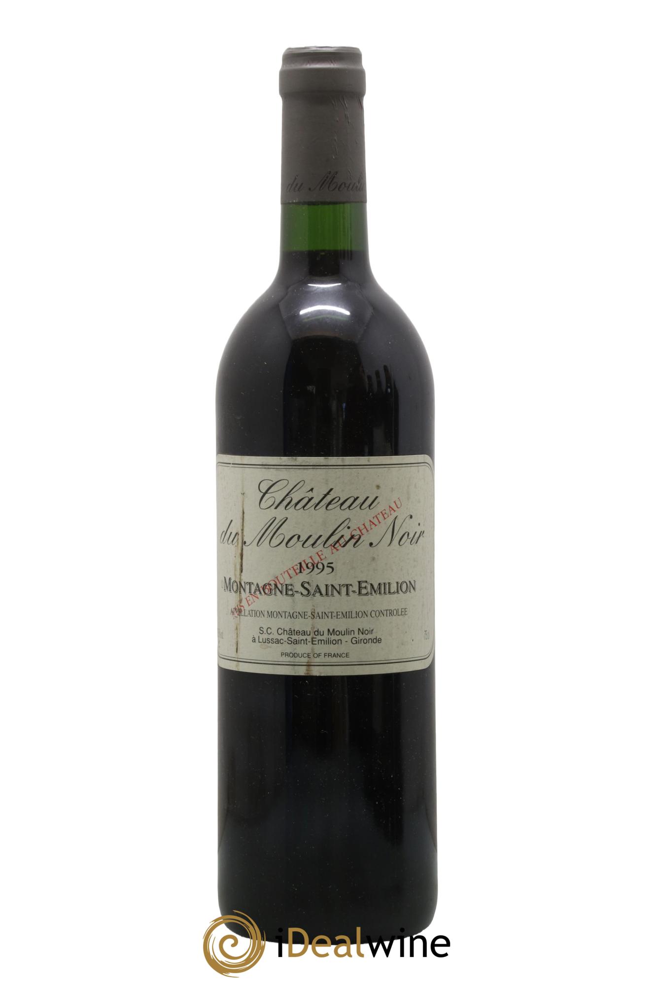 Montagne Saint-Émilion Château du Moulin Noir 1995 - Lot de 1 bouteille - 0