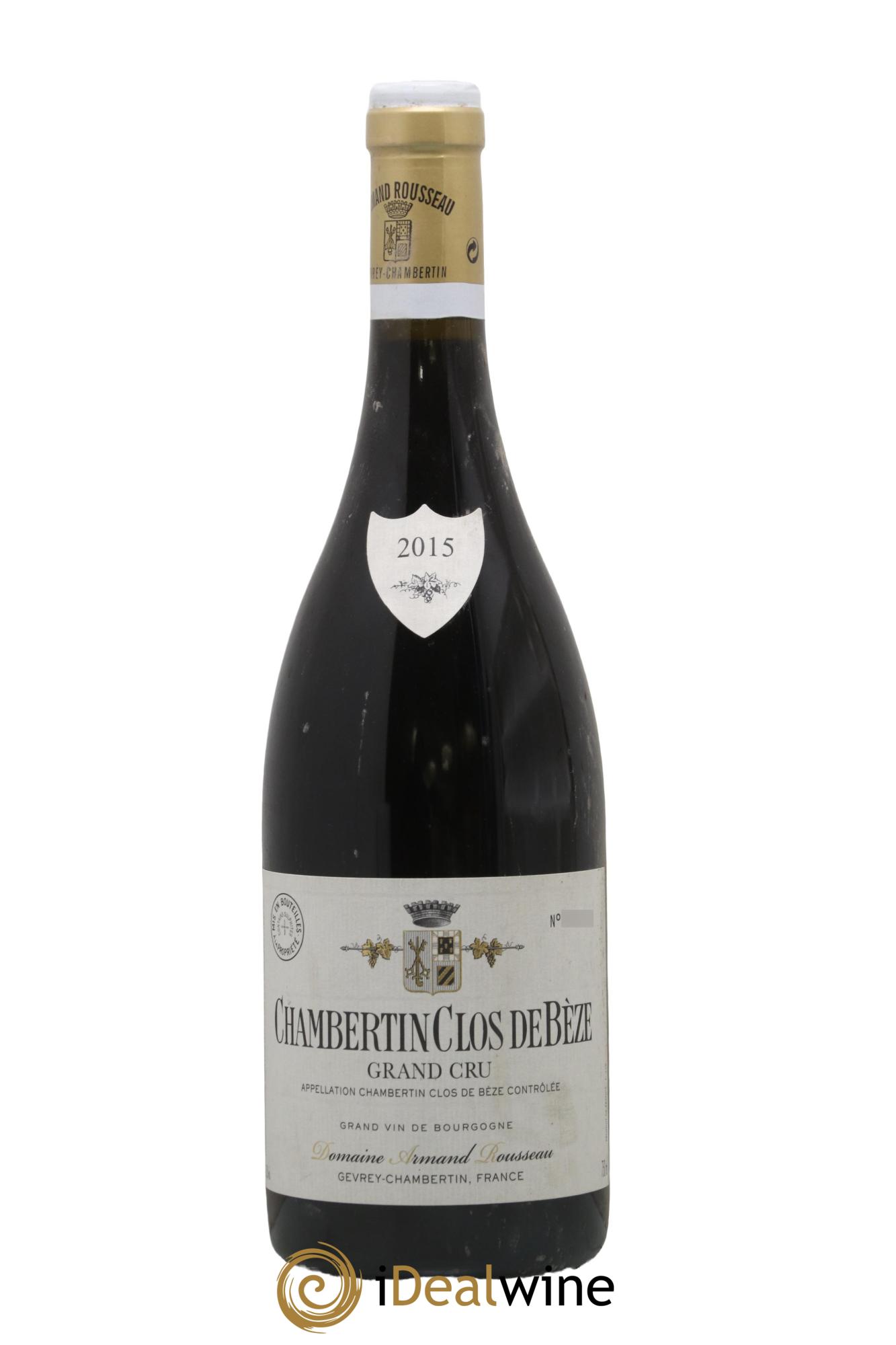 Chambertin Clos de Bèze Grand Cru Armand Rousseau (Domaine) 2015 - Lotto di 1 bottiglia - 0