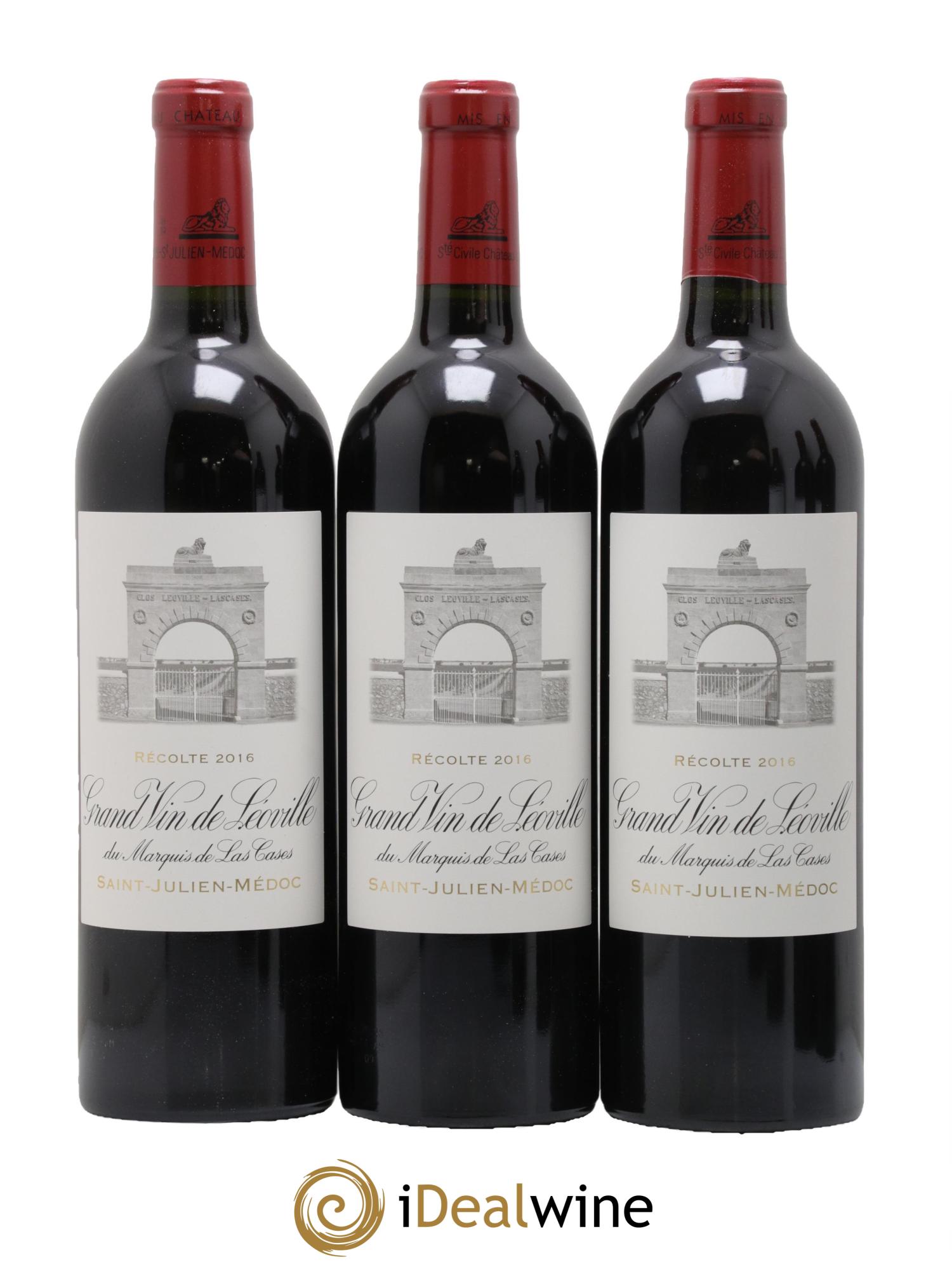 Château Léoville Las Cases 2ème Grand Cru Classé 2016 - Lot of 6 bottles - 1