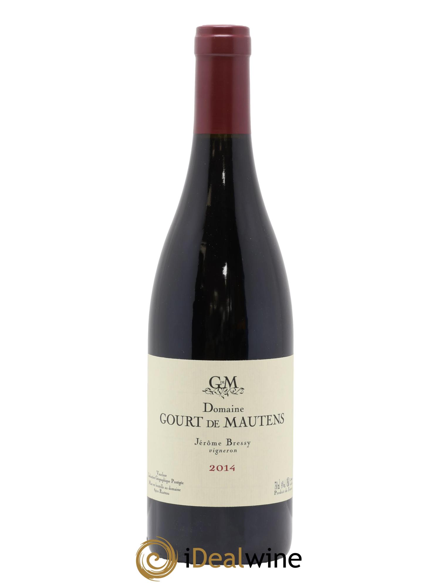 IGP Vaucluse (Vin de Pays de Vaucluse) Domaine Gourt de Mautens - Jérôme Bressy 2014 - Lot of 1 bottle - 0