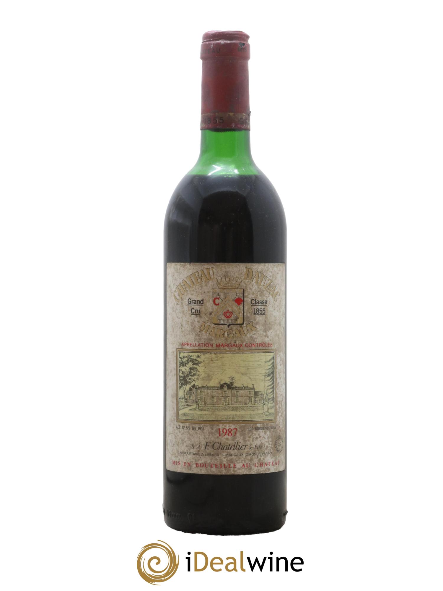 Château Dauzac 5ème Grand Cru Classé 1987 - Lot de 1 bouteille - 0