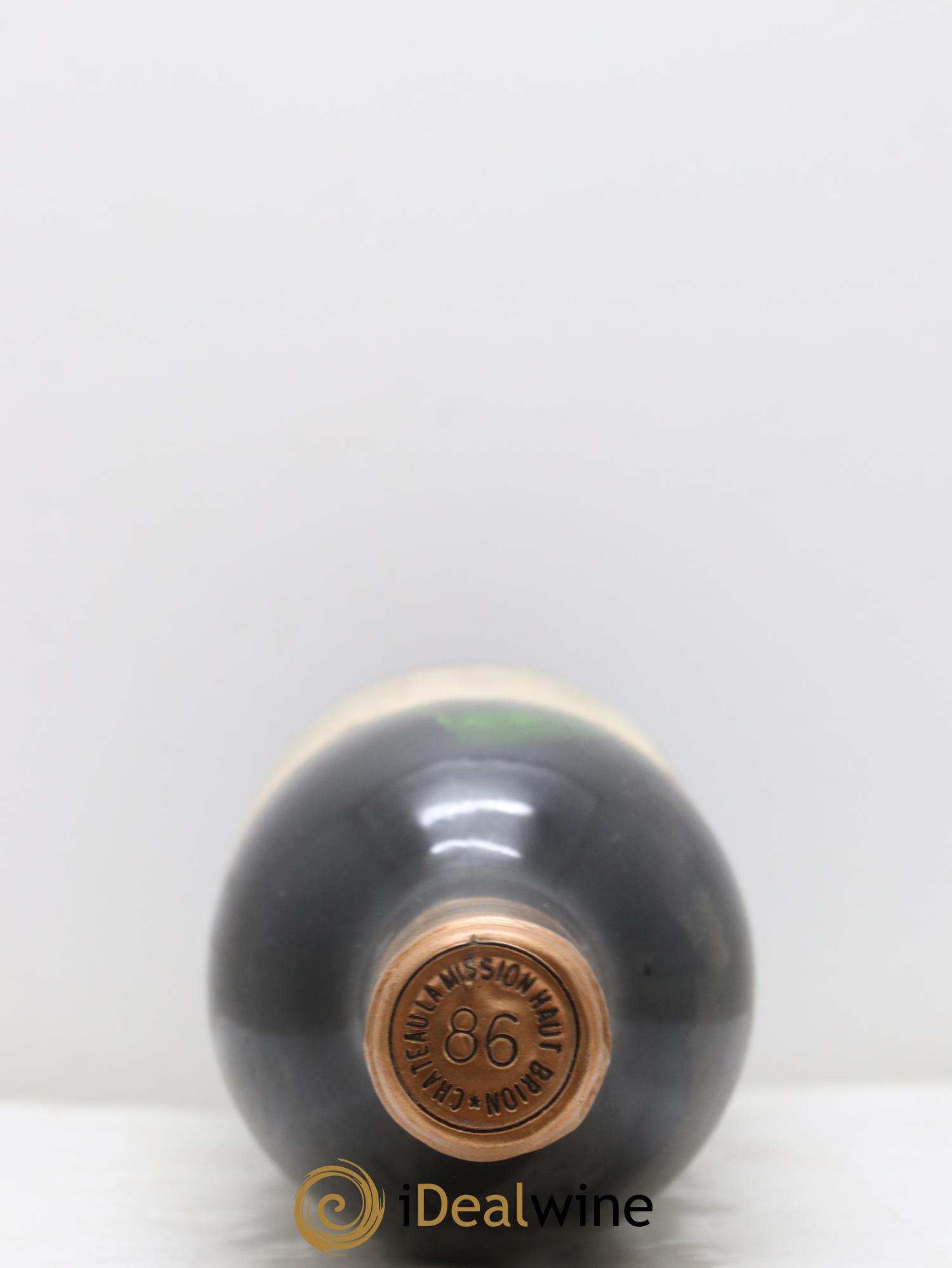 Château la Mission Haut-Brion Cru Classé de Graves  1986 - Lot of 2 bottles - 1