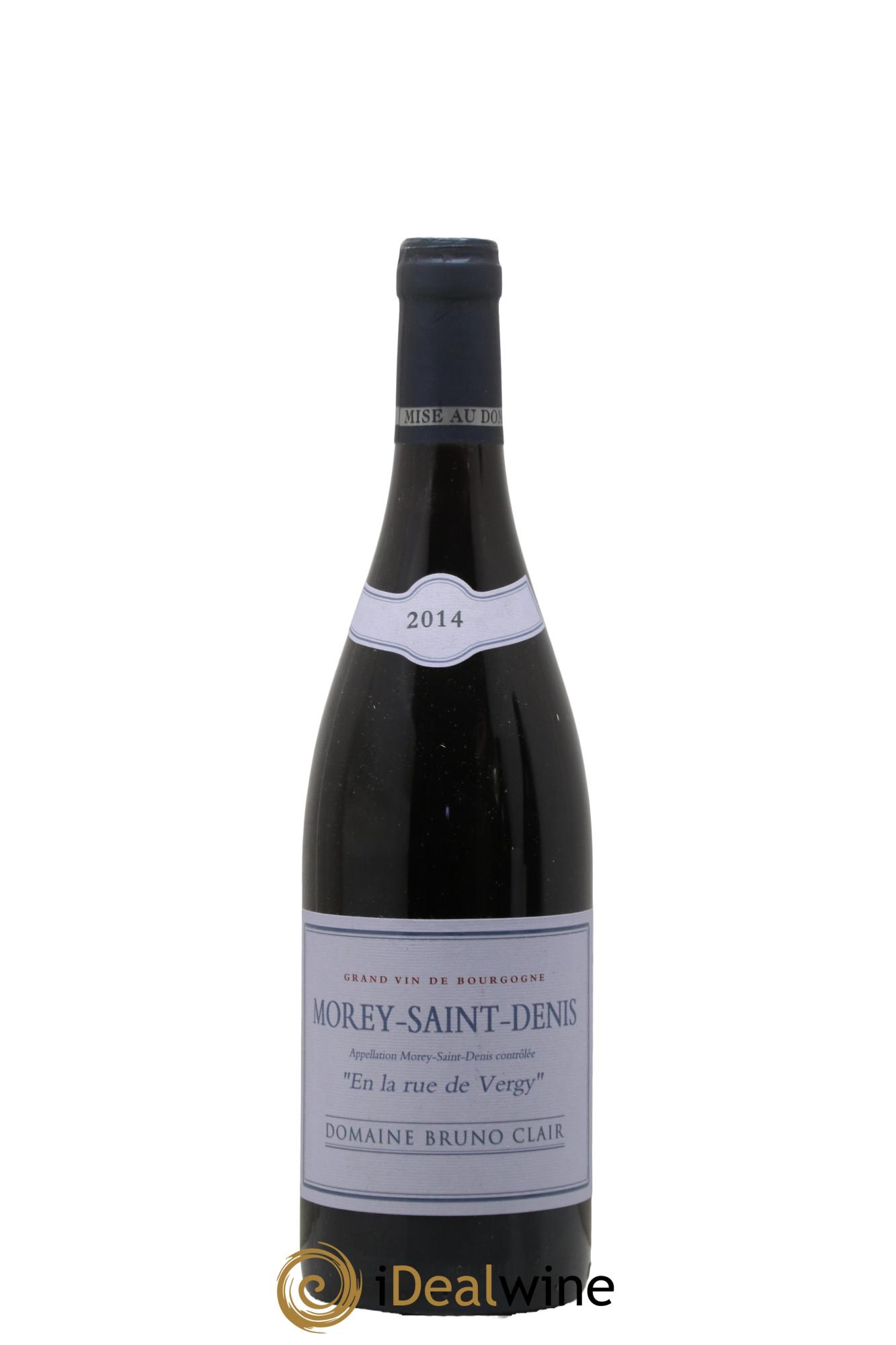 Morey-Saint-Denis En la Rue de Vergy Bruno Clair (Domaine) 2014 - Lot de 1 bouteille - 0