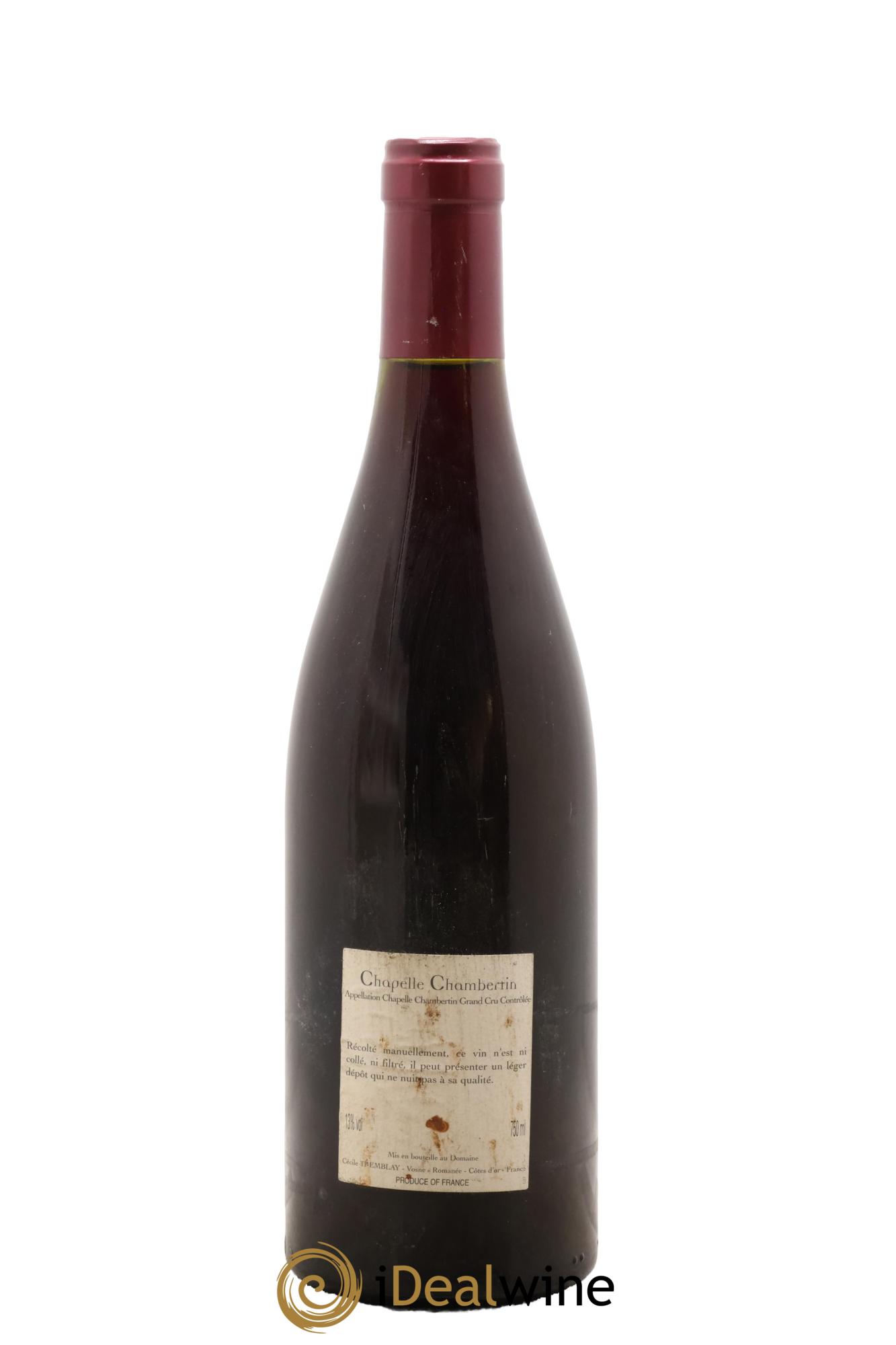 Chapelle-Chambertin Grand Cru Cécile Tremblay 2003 - Lot of 1 bottle - 1
