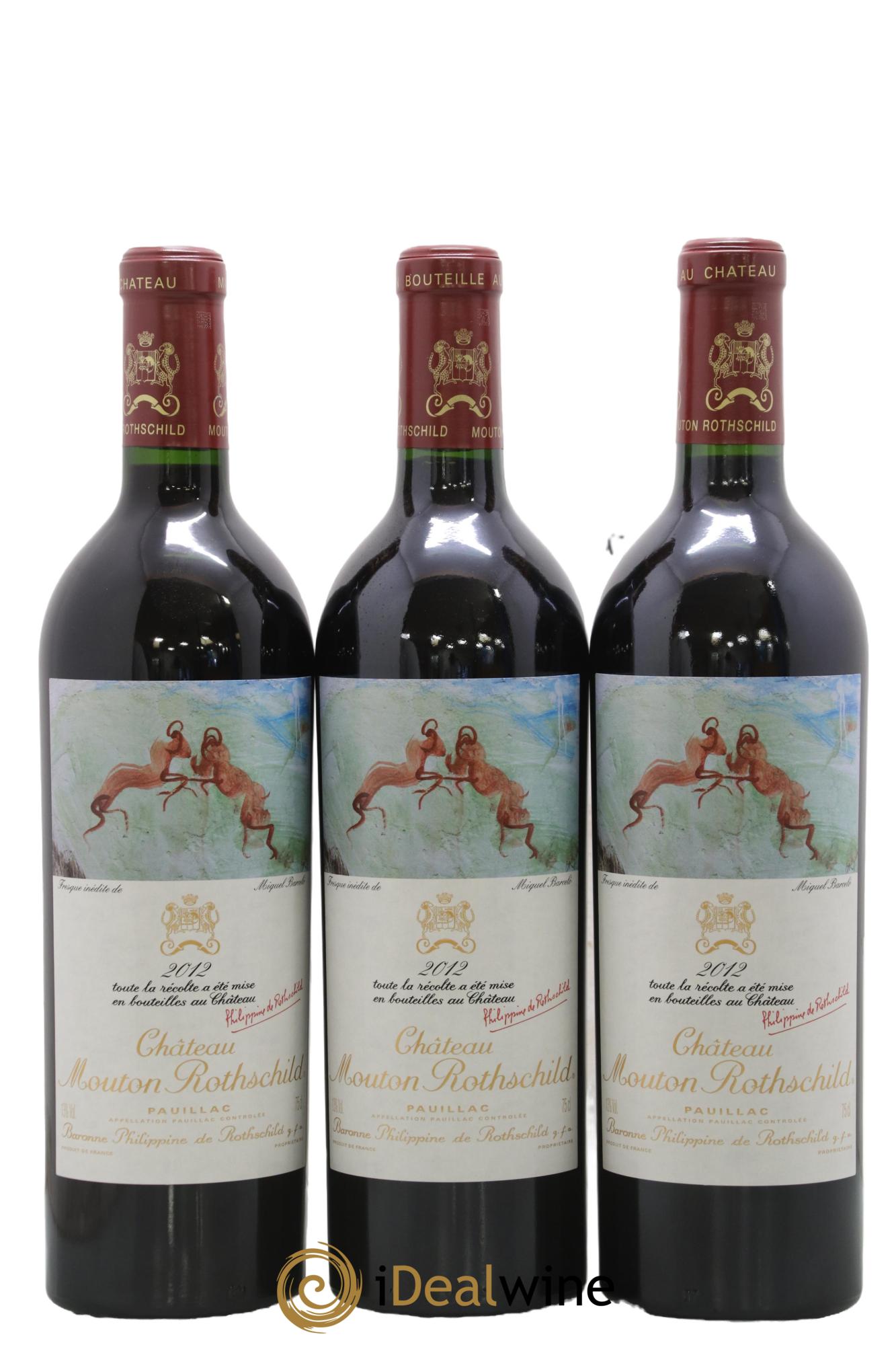 Château Mouton Rothschild 1er Grand Cru Classé 2012 - Lot of 6 bottles - 1