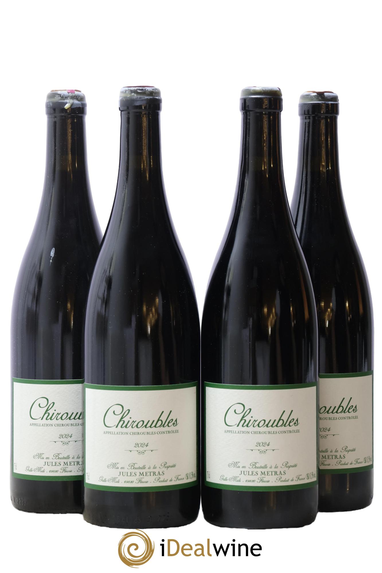 Chiroubles Jules Métras (Domaine) 2024 - Lot de 4 bouteilles - 0