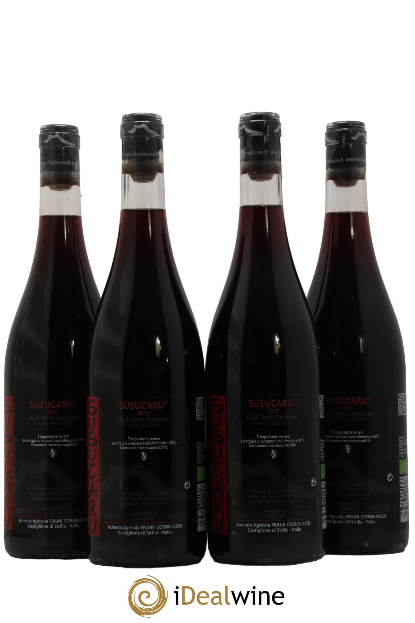 Terre Siciliane IGT Susucaru Rosso (anciennement Contadino) Frank Cornelissen 2017 - Lot de 4 bouteilles - 0