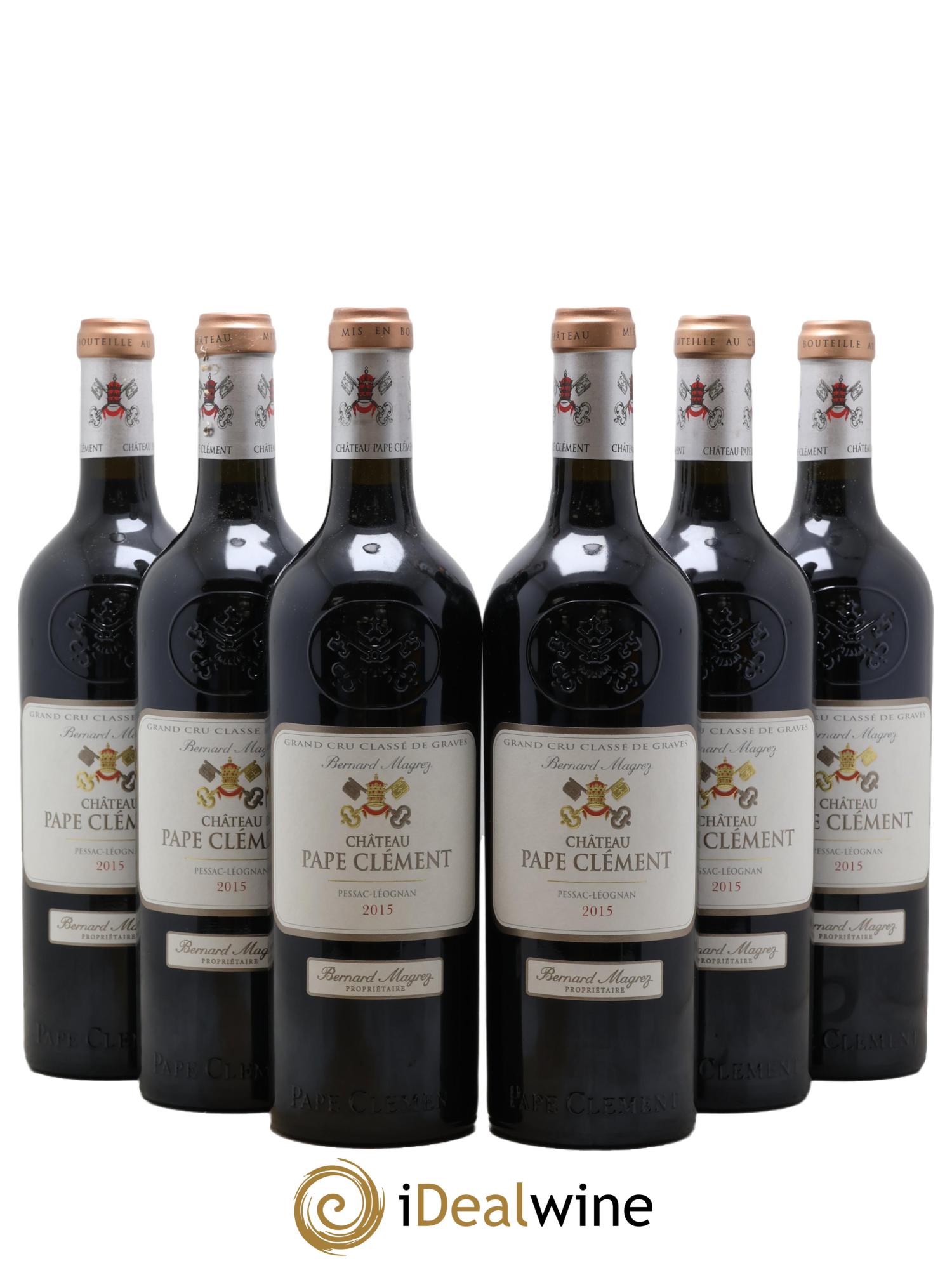 Château Pape Clément Cru Classé de Graves 2015 - Lotto di 6 bottiglie - 0