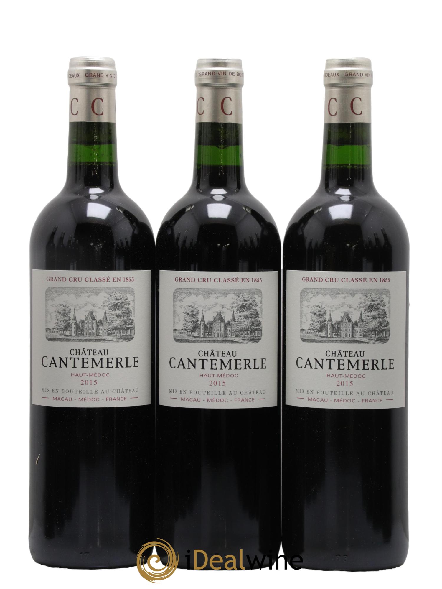 Château Cantemerle 5ème Grand Cru Classé 2015 - Lot de 12 bouteilles - 1