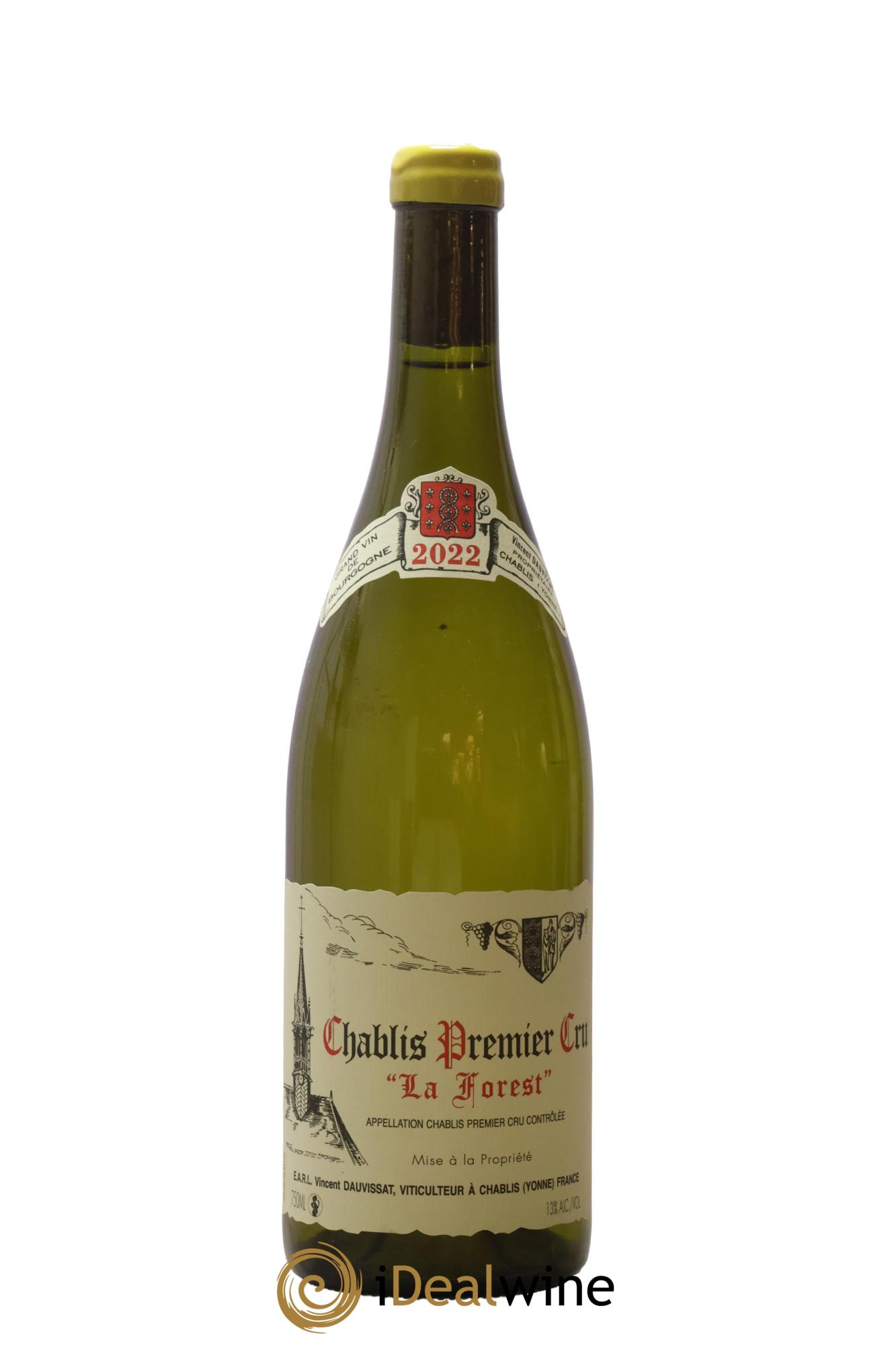 Chablis 1er Cru La Forest Vincent Dauvissat (Domaine) 2022 - Lot de 1 bouteille - 0