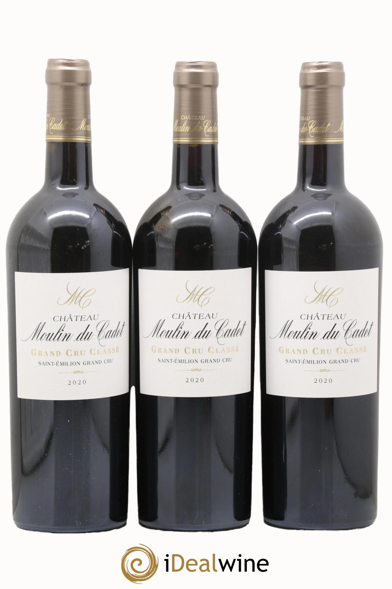 Château Moulin du Cadet Grand Cru Classé  2020 - Lot de 3 bouteilles - 0