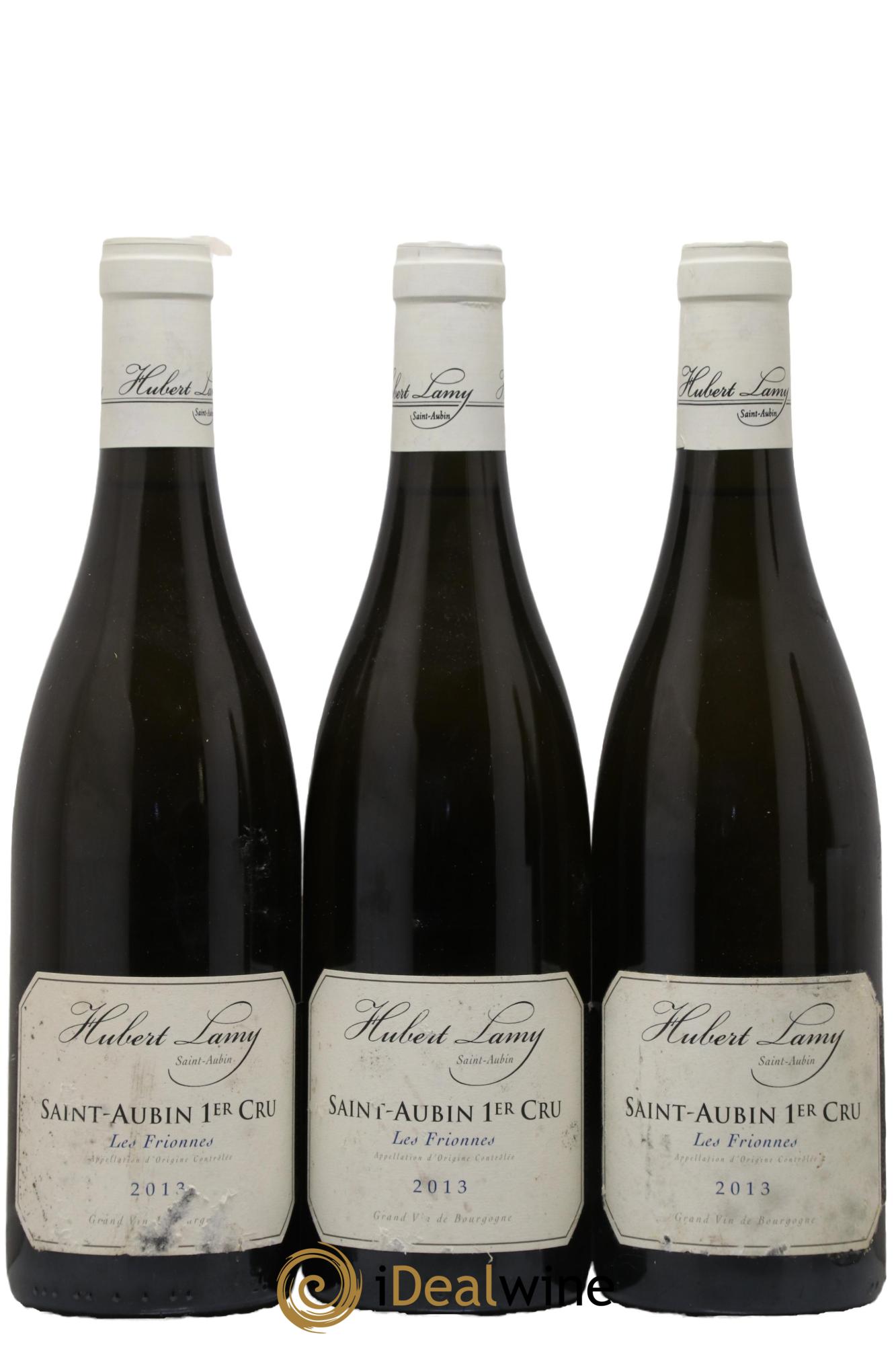 Saint-Aubin 1er Cru Les Frionnes Hubert Lamy 2013 - Lot de 3 bouteilles - 0