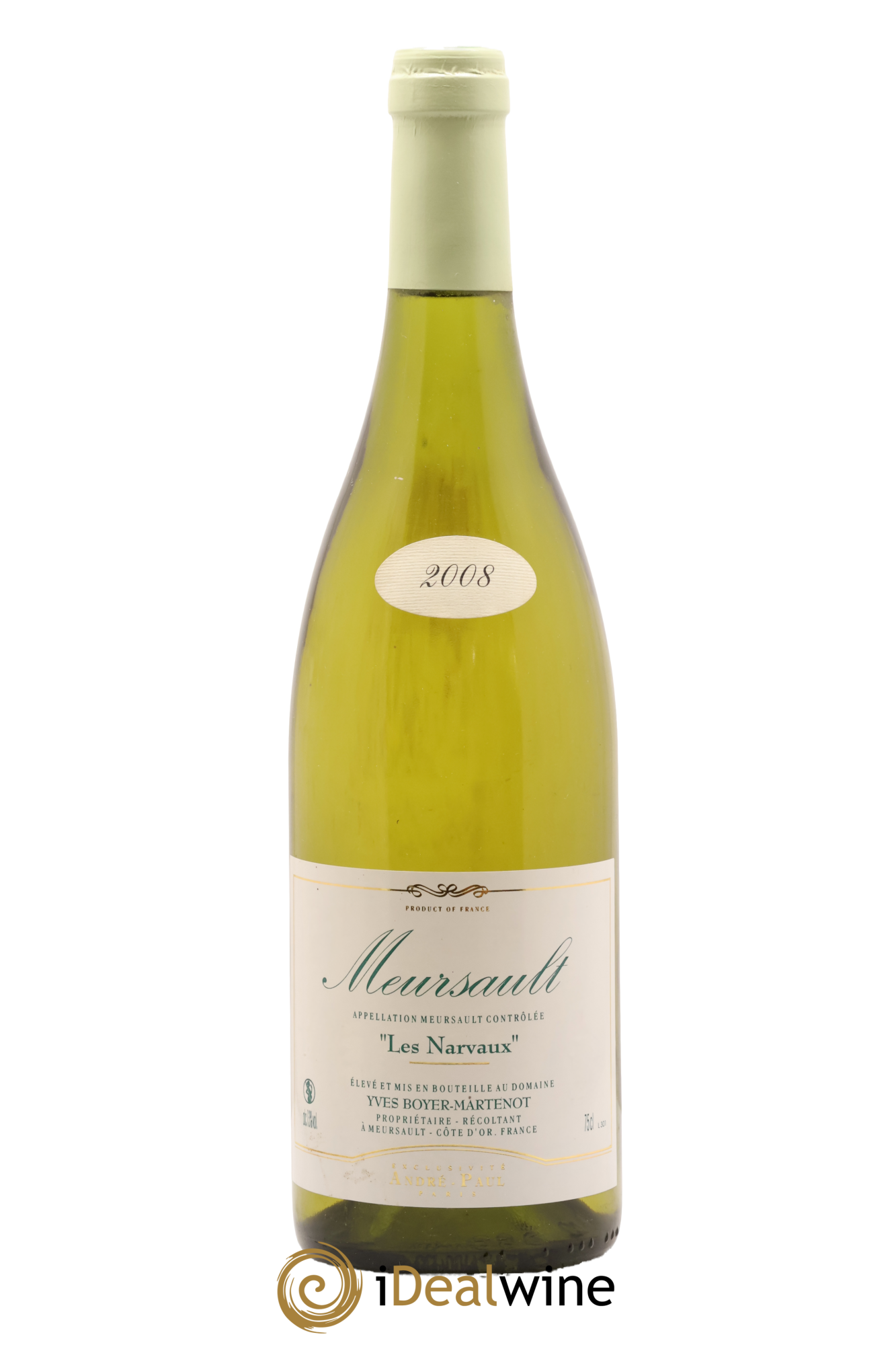Meursault Les Narvaux Boyer-Martenot 2008 - Lot de 1 bouteille - 0