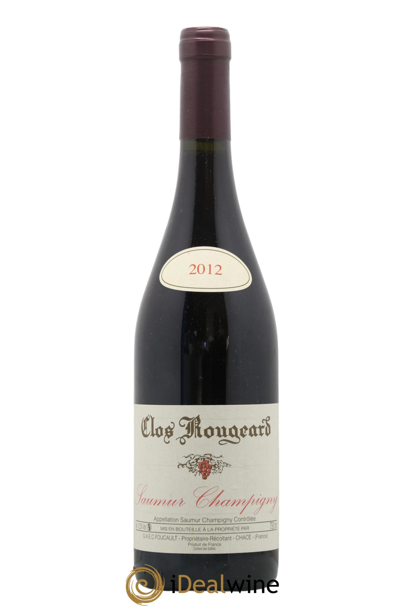 Saumur-Champigny Clos Rougeard 2012 - Lot de 1 bouteille - 0
