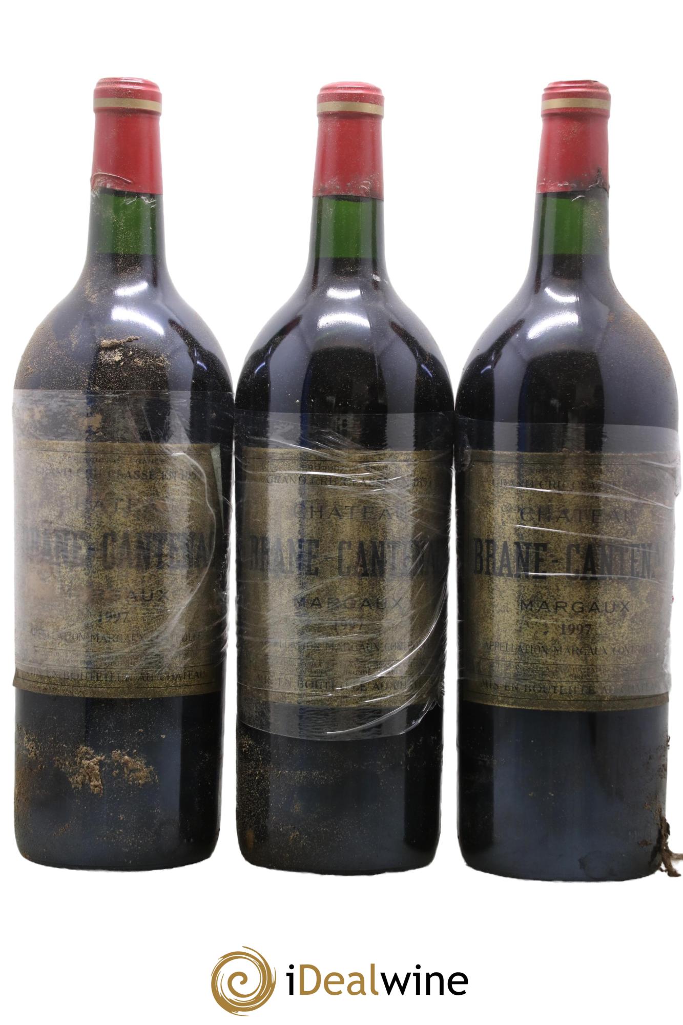 Château Brane Cantenac 2ème Grand Cru Classé  1997 - Lot of 3 magnums - 0