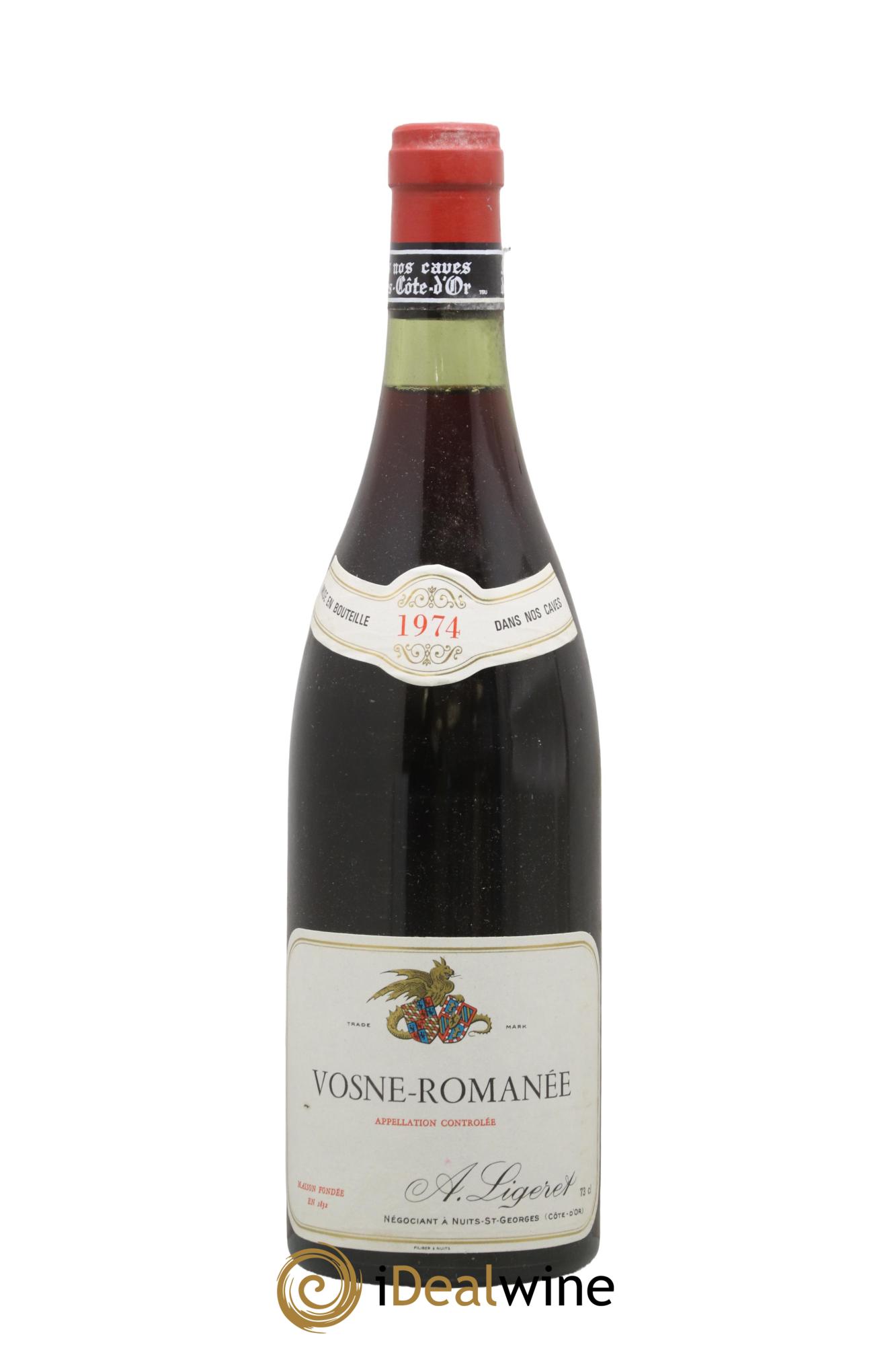 Vosne-Romanée A. Ligeret 1974 - Lot de 1 bouteille - 0