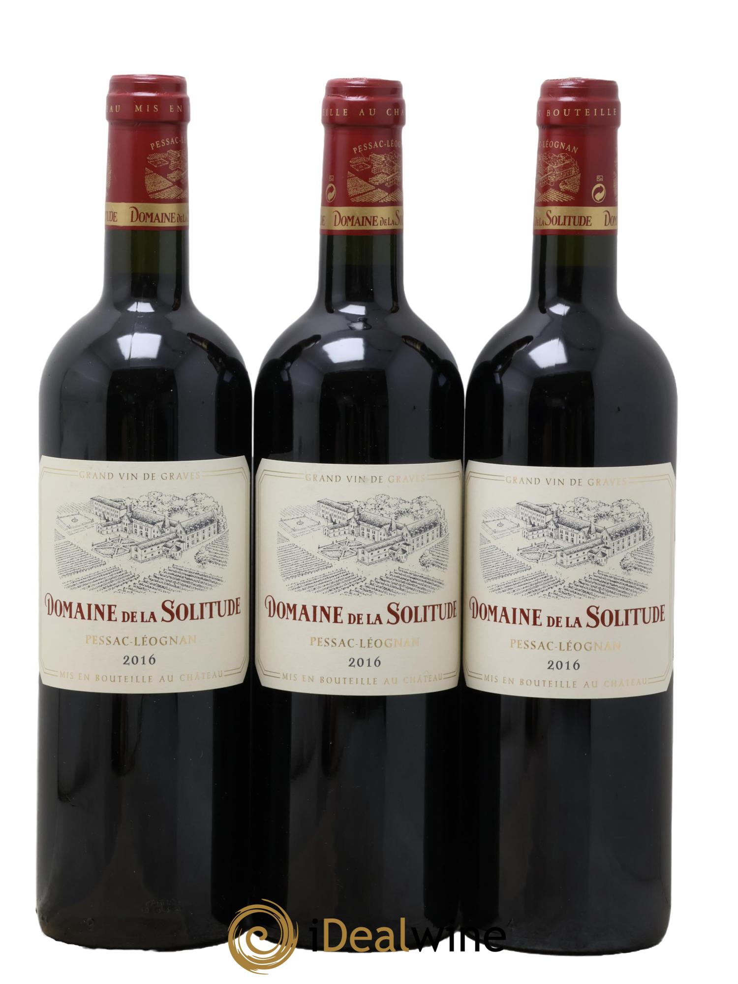 Domaine de la Solitude 2016 - Lot of 3 bottles - 0