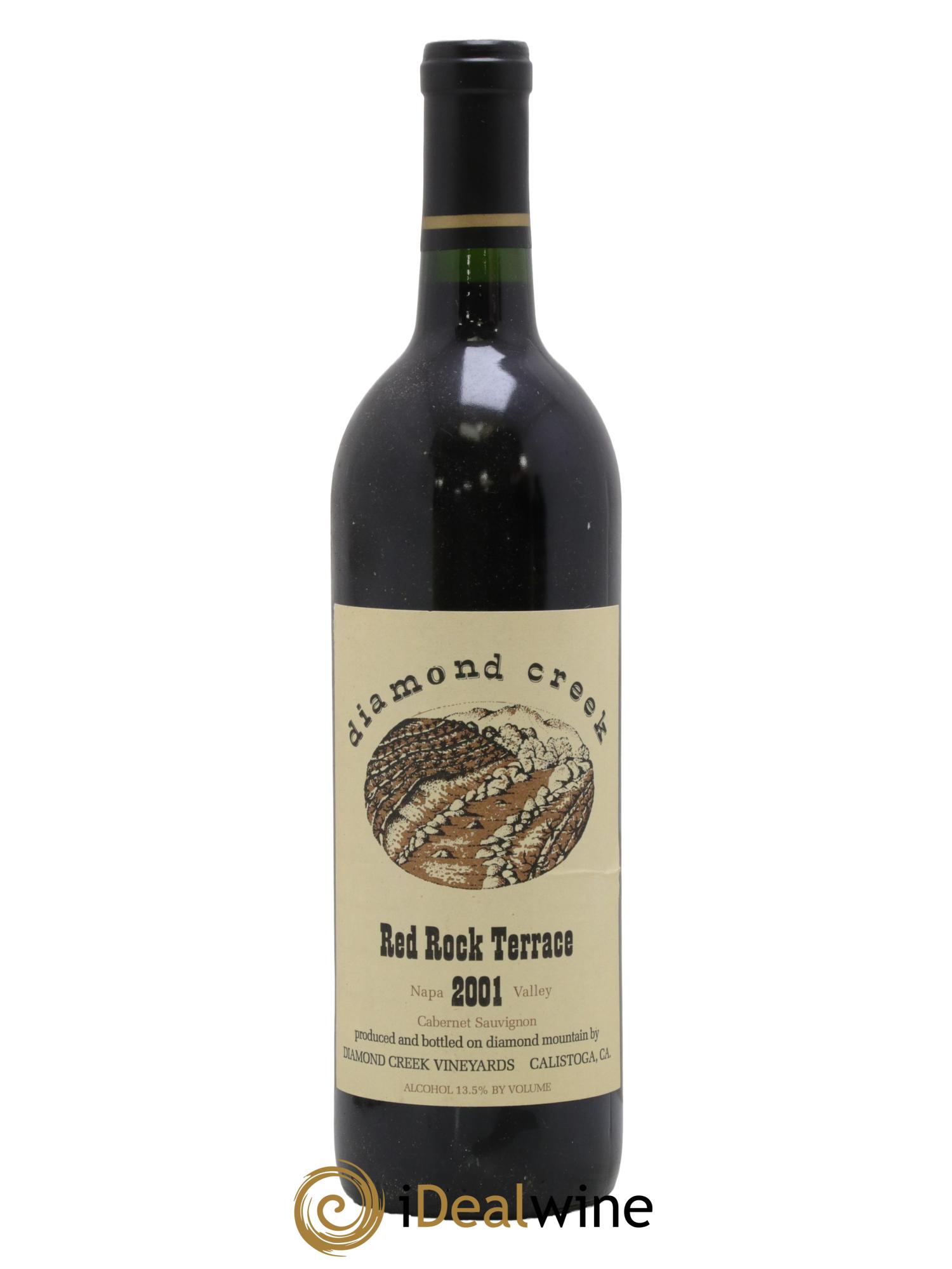 Napa Valley Red Rock Terrace Diamond Creek Vineyard 2001 - Lot de 1 bouteille - 0