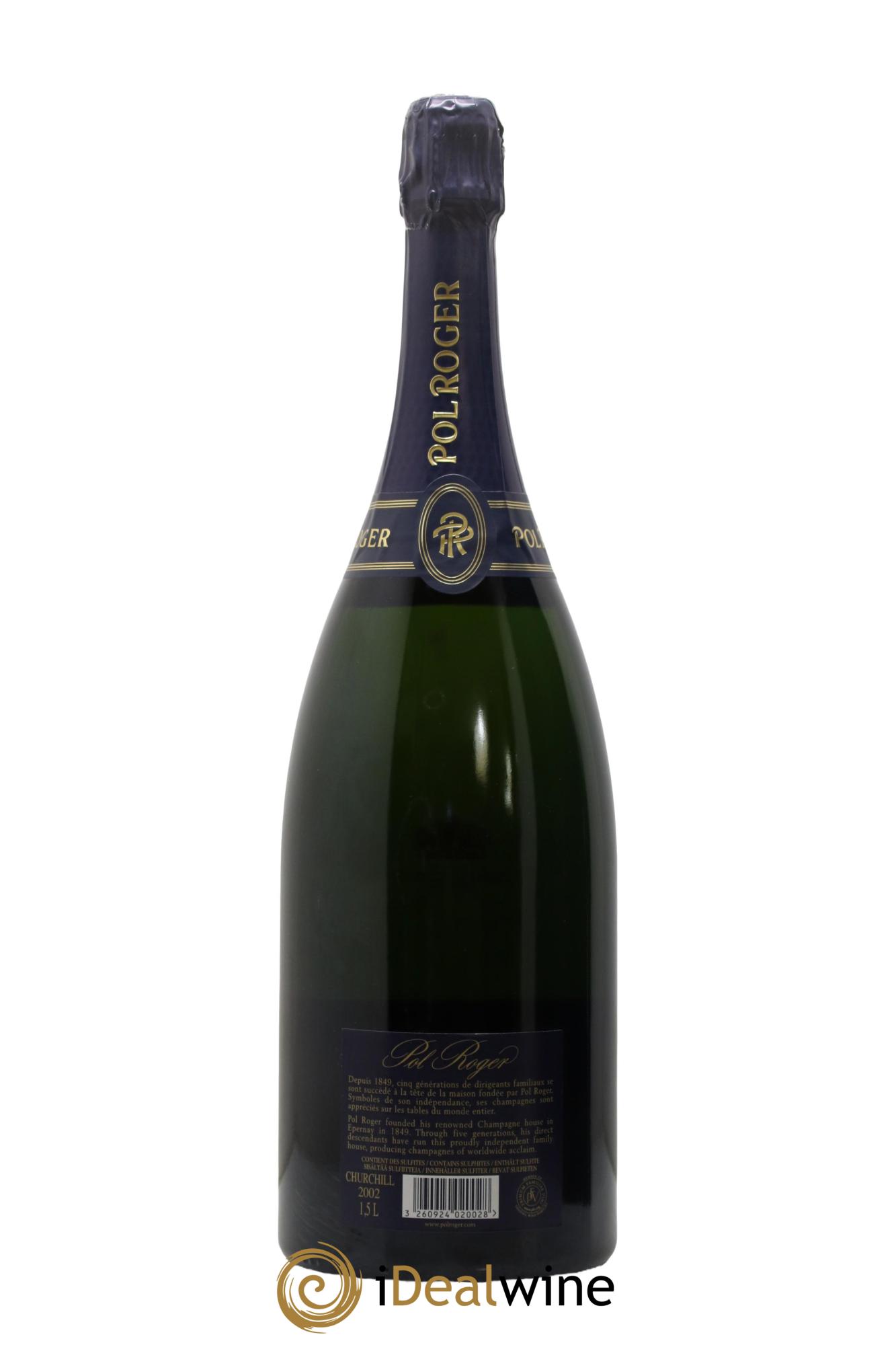 Cuvée Winston Churchill Pol Roger 2002 - Lotto di 1 magnum - 2