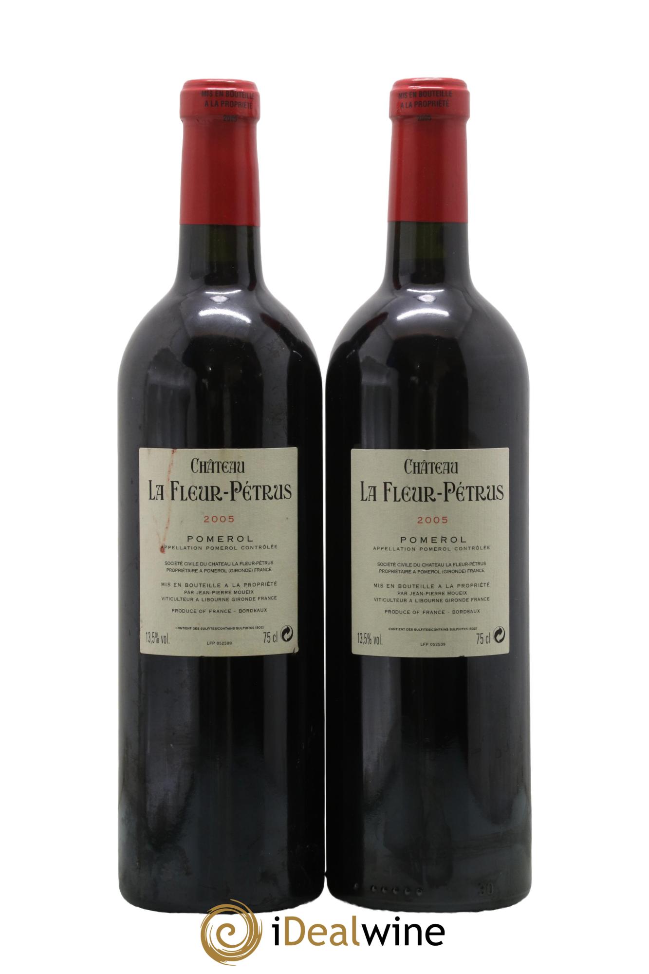 Château la Fleur Petrus 2005 - Posten von 2 Flaschen - 1