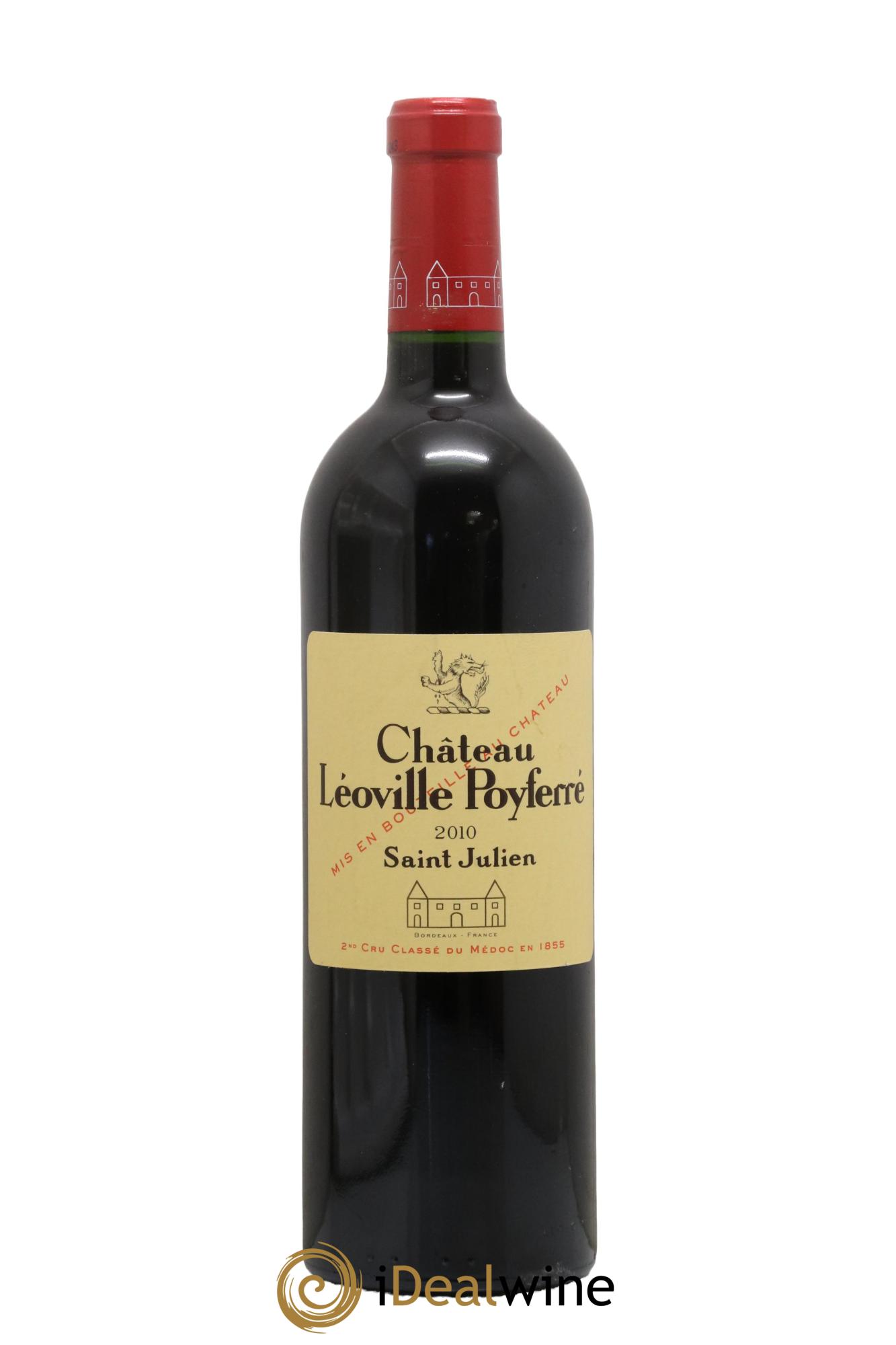 Château Léoville Poyferré 2ème Grand Cru Classé 2010 - Lot de 1 bouteille - 0