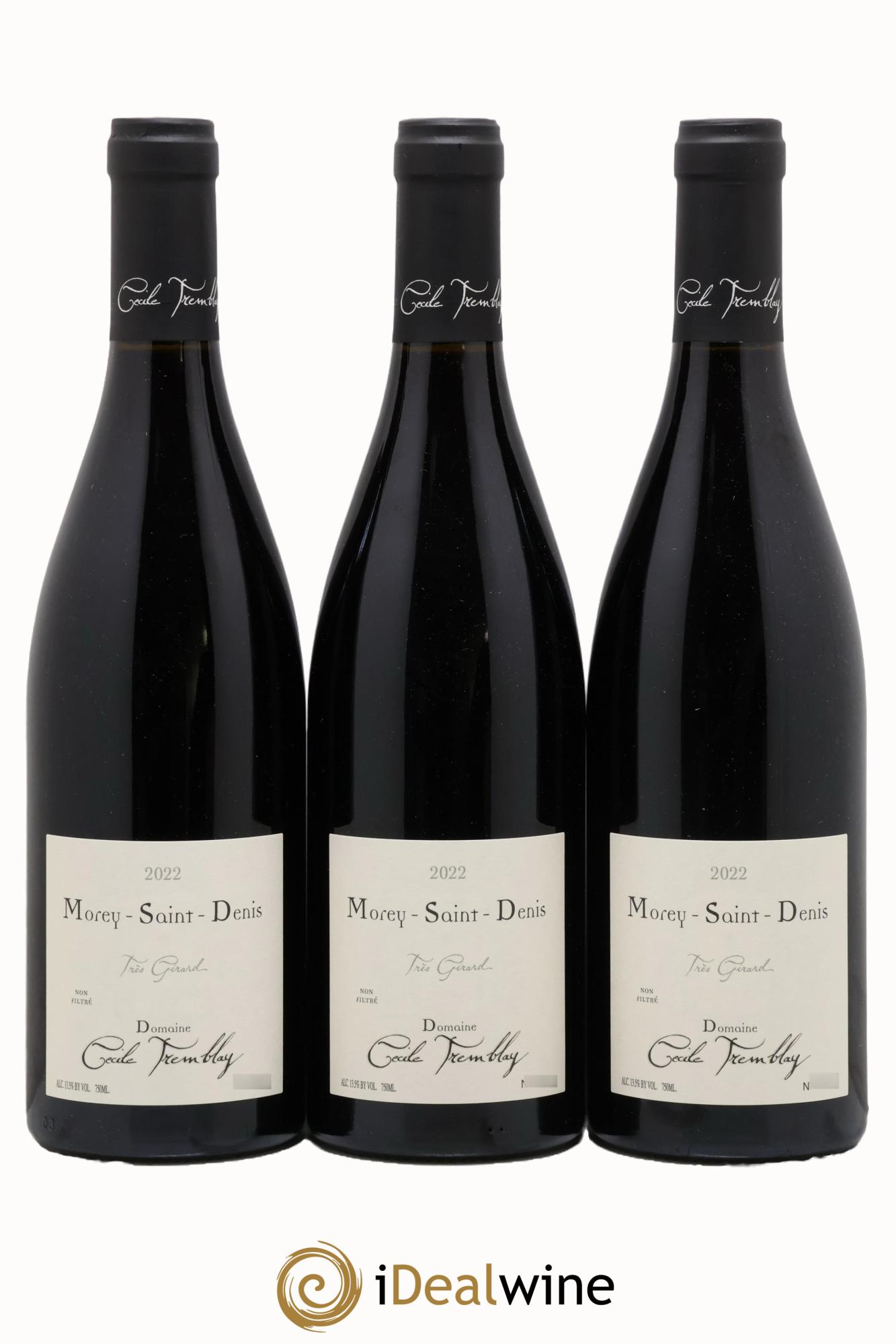 Morey Saint-Denis Très Girard Cécile Tremblay 2022 - Lot de 3 bouteilles - 0
