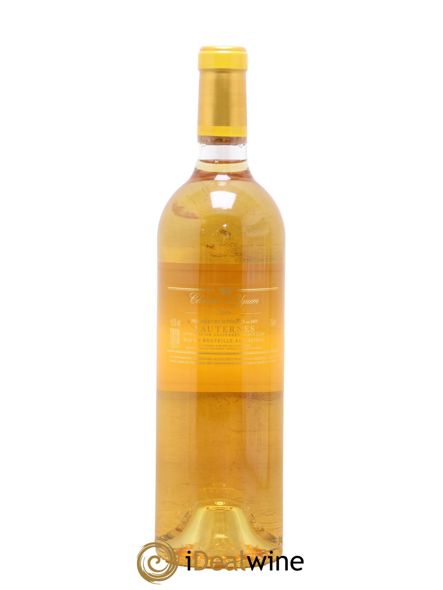 Château d' Yquem 1er Cru Classé Supérieur 2019 - Lot of 1 bottle - 1