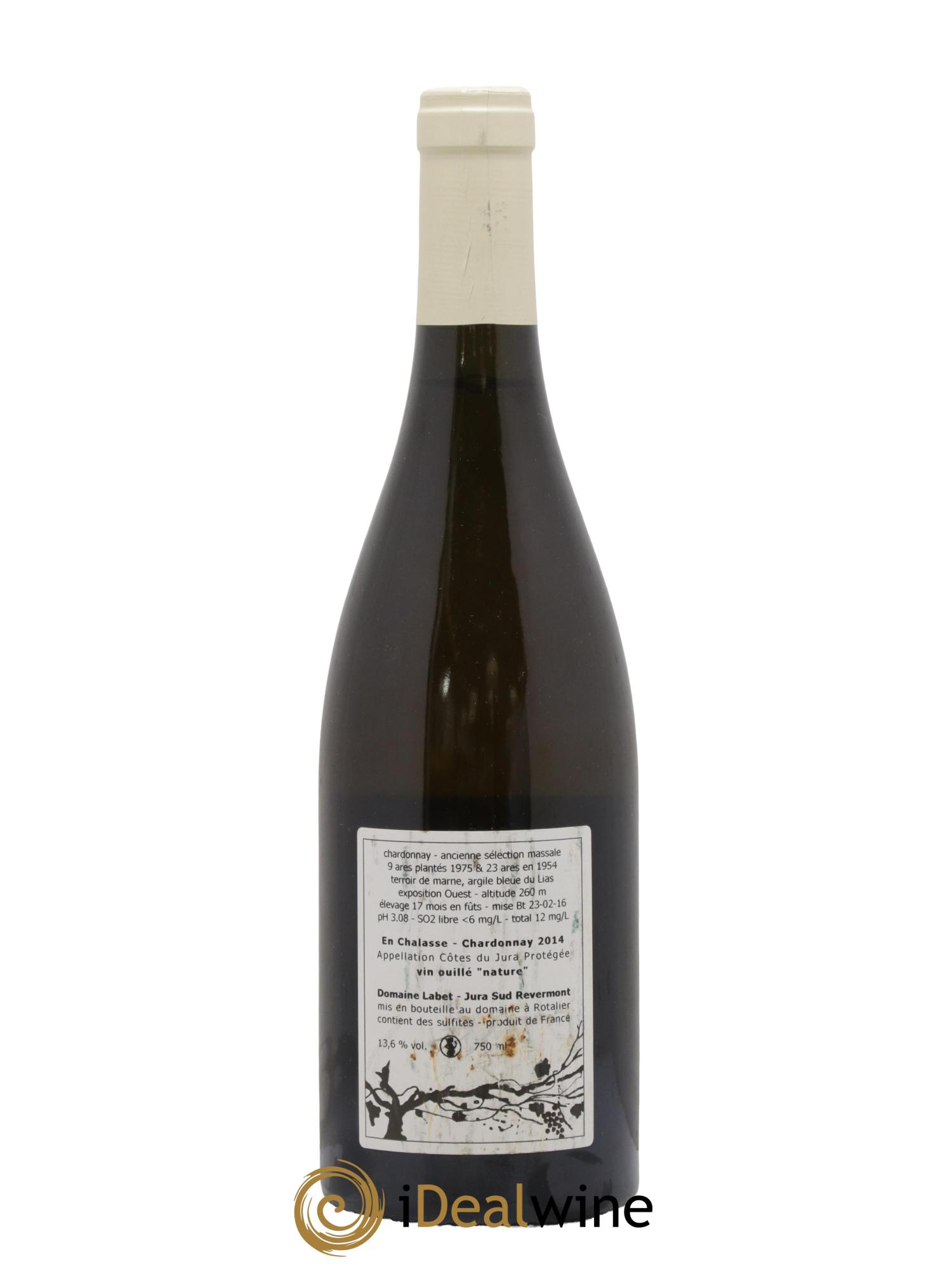 Côtes du Jura Chardonnay En Chalasse Romain - Julien  - Charline Labet 2014 - Lotto di 1 bottiglia - 1
