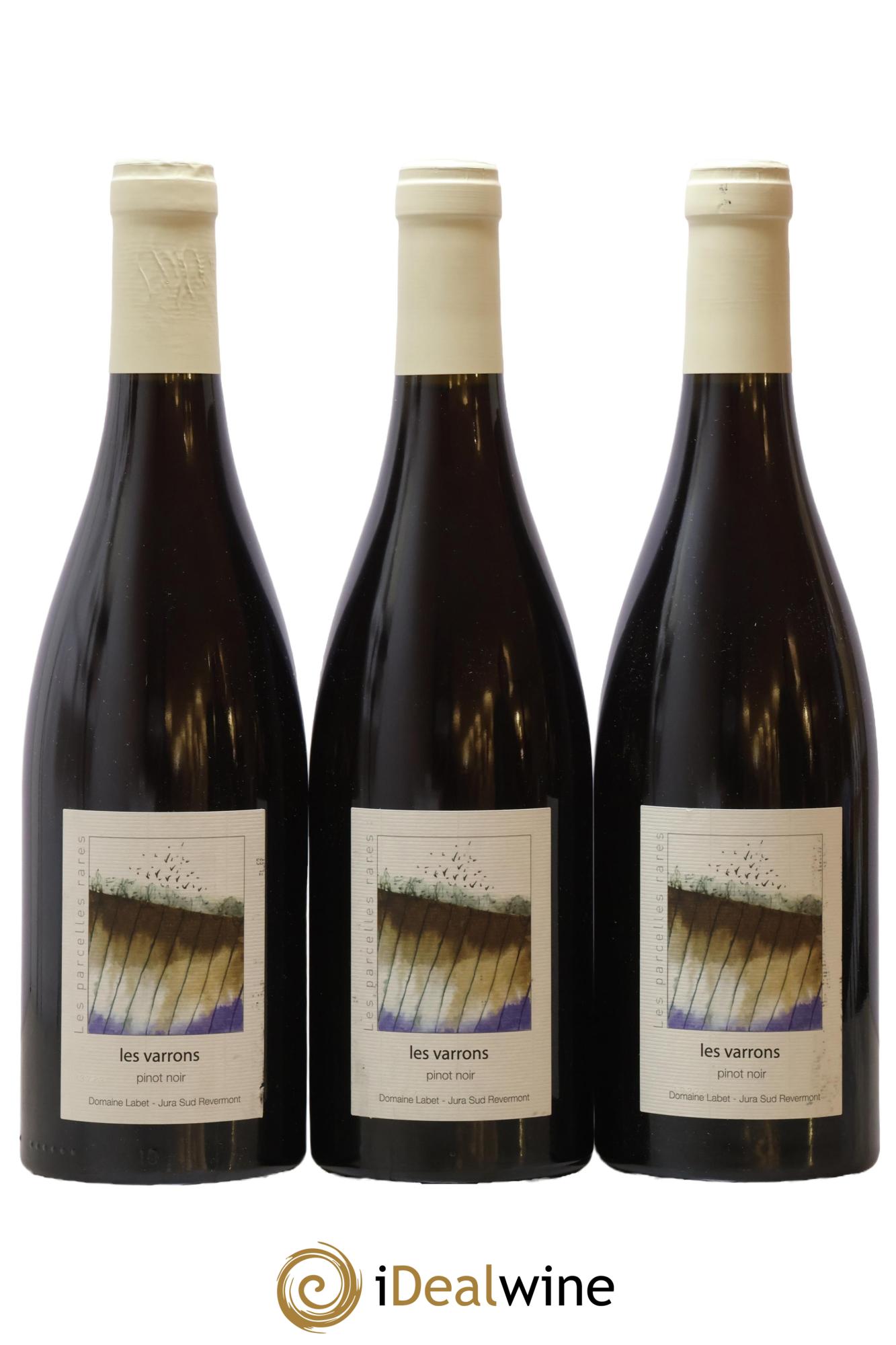 Côtes du Jura Pinot Noir Les Varrons Sélection Massale Romain - Julien - Charline Labet 2023 - Lot de 3 bouteilles - 0