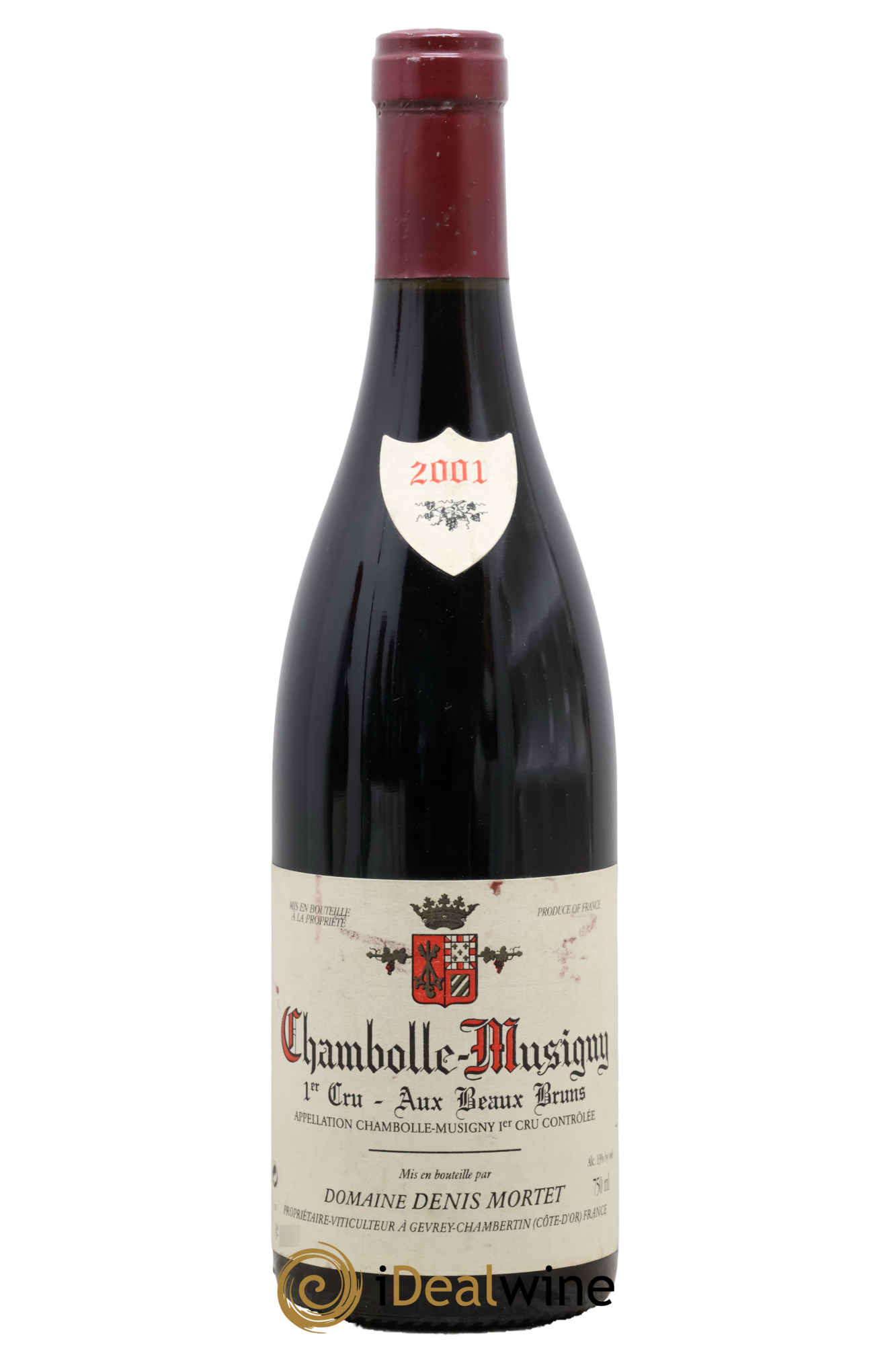 Chambolle-Musigny 1er Cru Aux Beaux Bruns Denis Mortet (Domaine) 2001 - Lot de 1 bouteille - 0