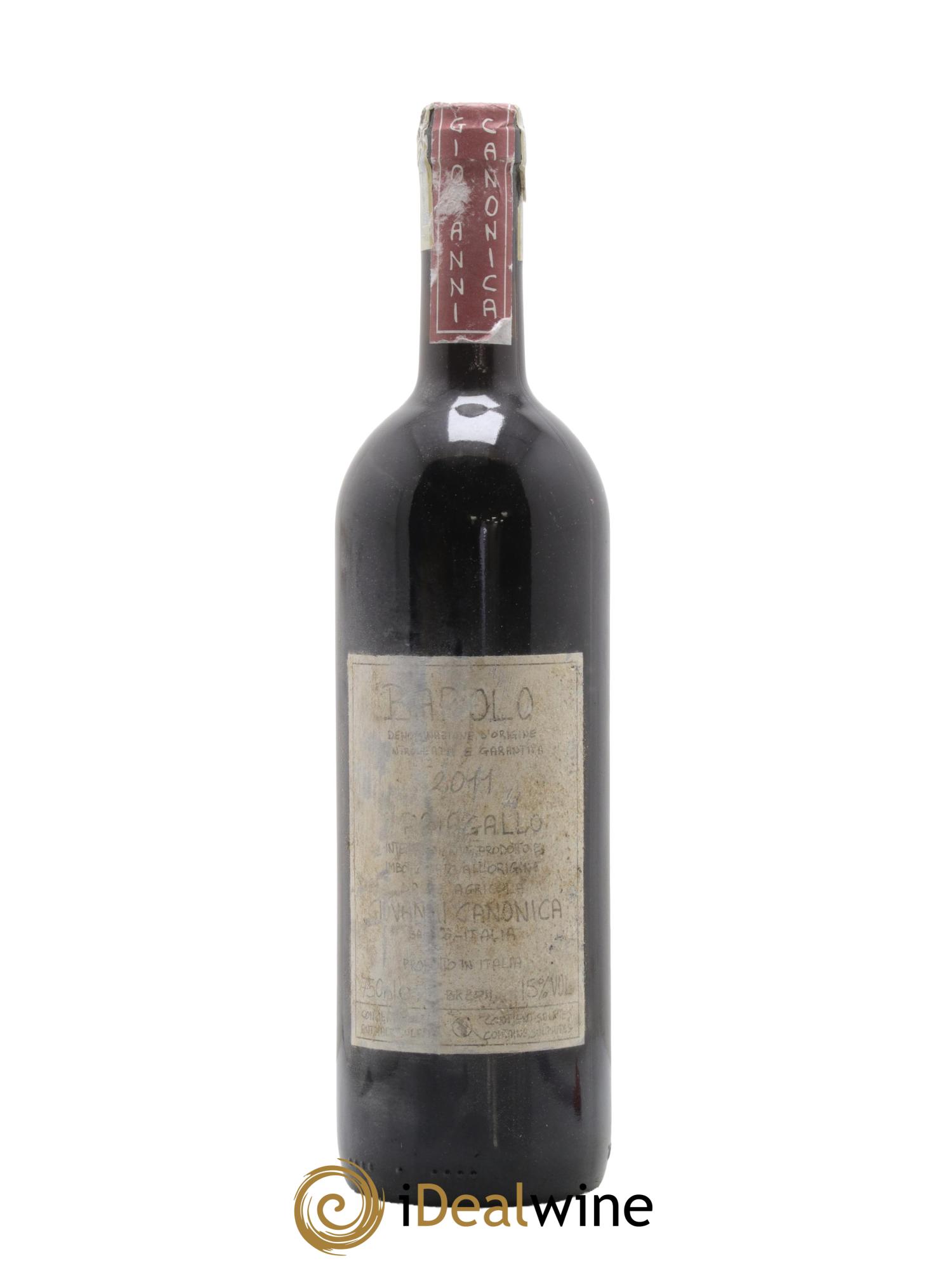 Barolo DOCG Paiagallo Giovanni Canonica 2011 - Lotto di 1 bottiglia - 0