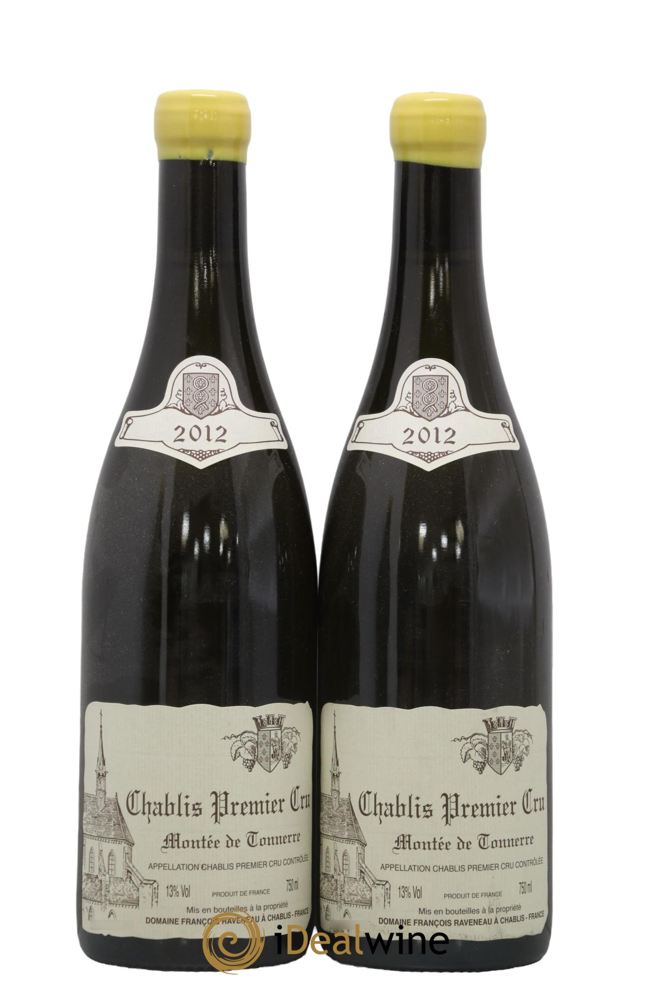 Chablis 1er Cru Montée de Tonnerre Raveneau (Domaine) 2012 - Lot de 2 bouteilles - 0