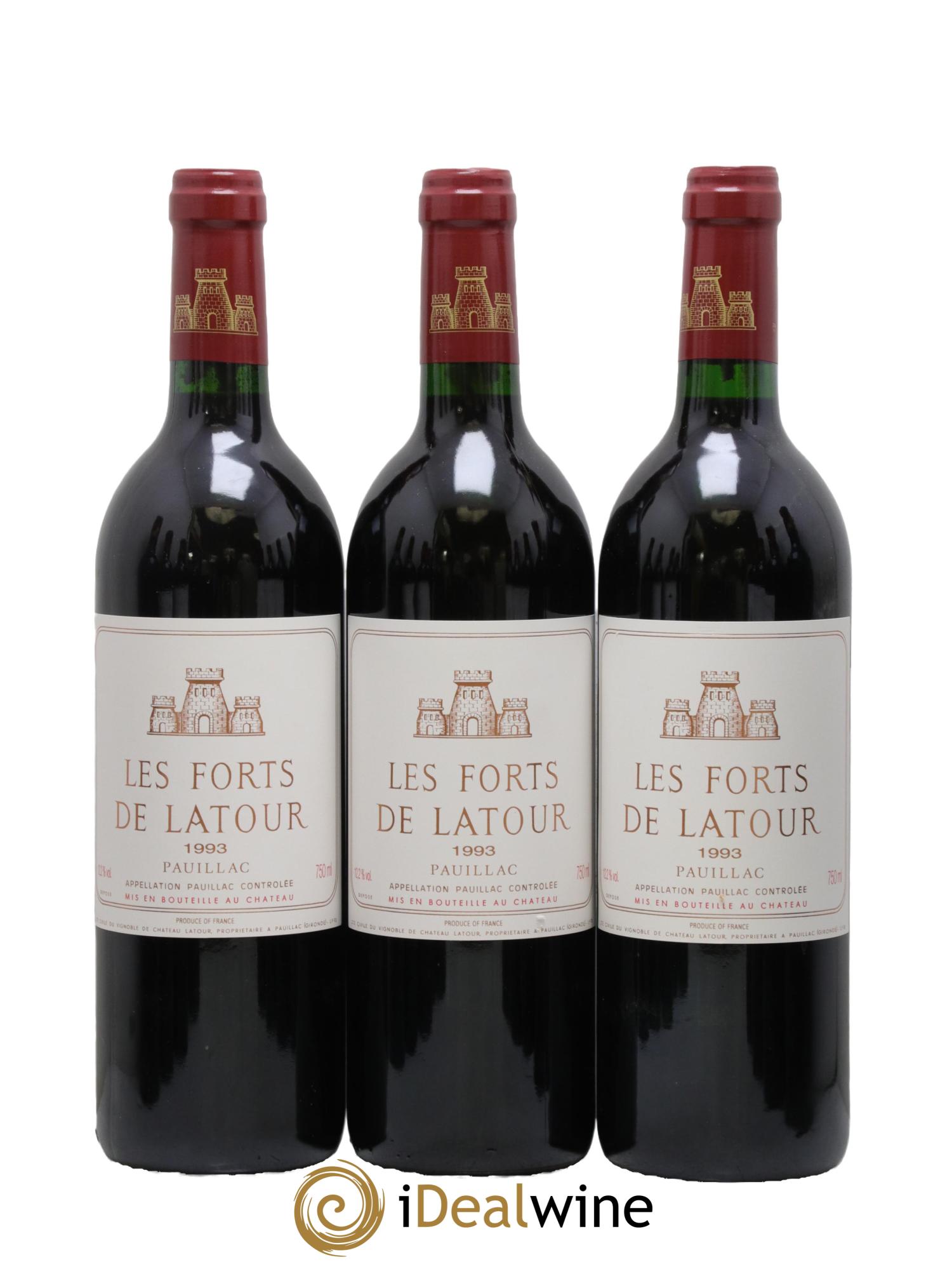 Les Forts de Latour Second Vin 1993 - Lot de 12 bouteilles - 1