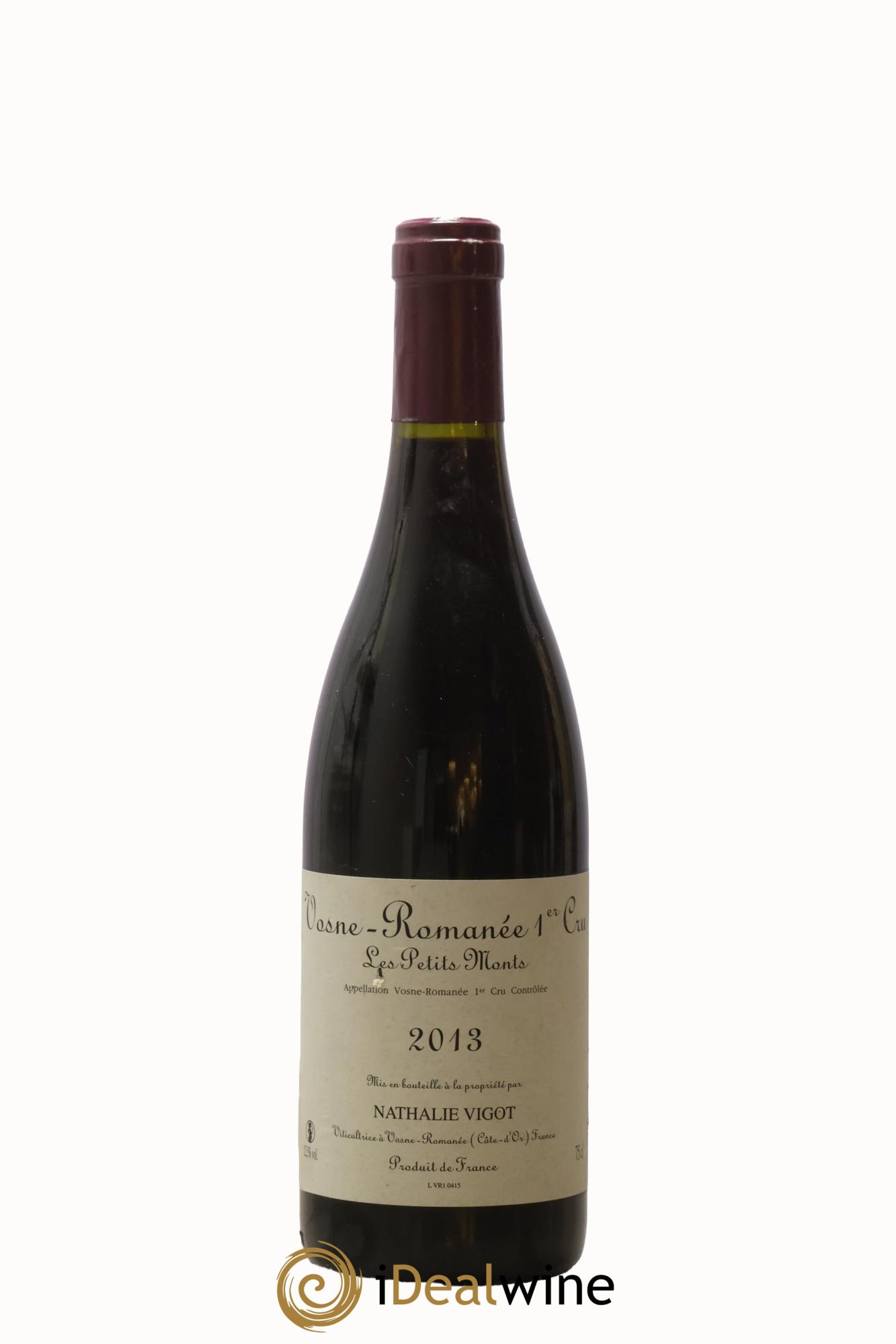 Vosne-Romanée 1er Cru Les Petits Monts Nathalie Vigot 2013 - Lot de 1 bouteille - 0