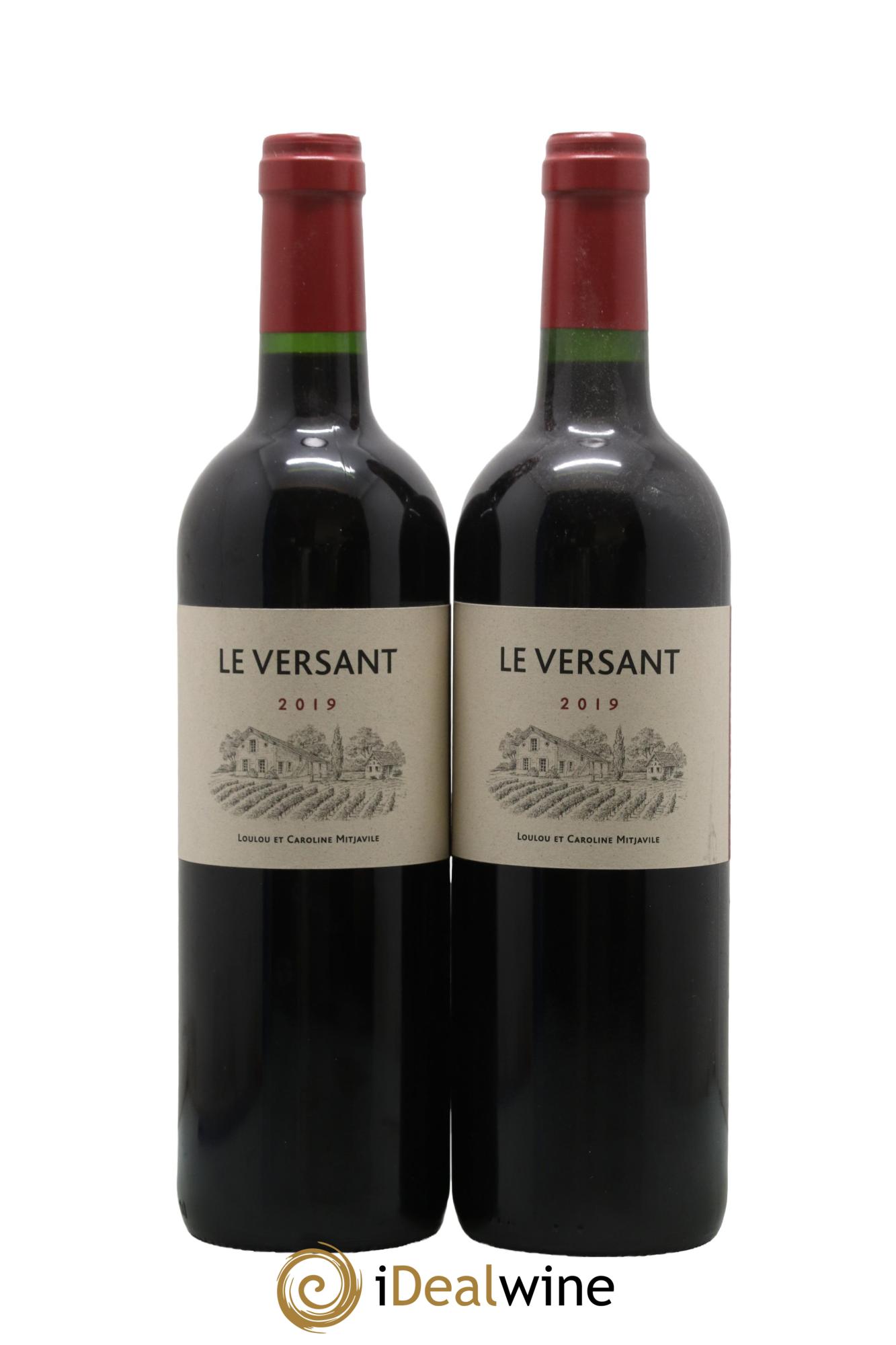 Castillon-Côtes-de-Bordeaux (Côtes-de-Castillon) Le Versant Domaine Mitjavile 2019 - Lot of 2 bottles - 0