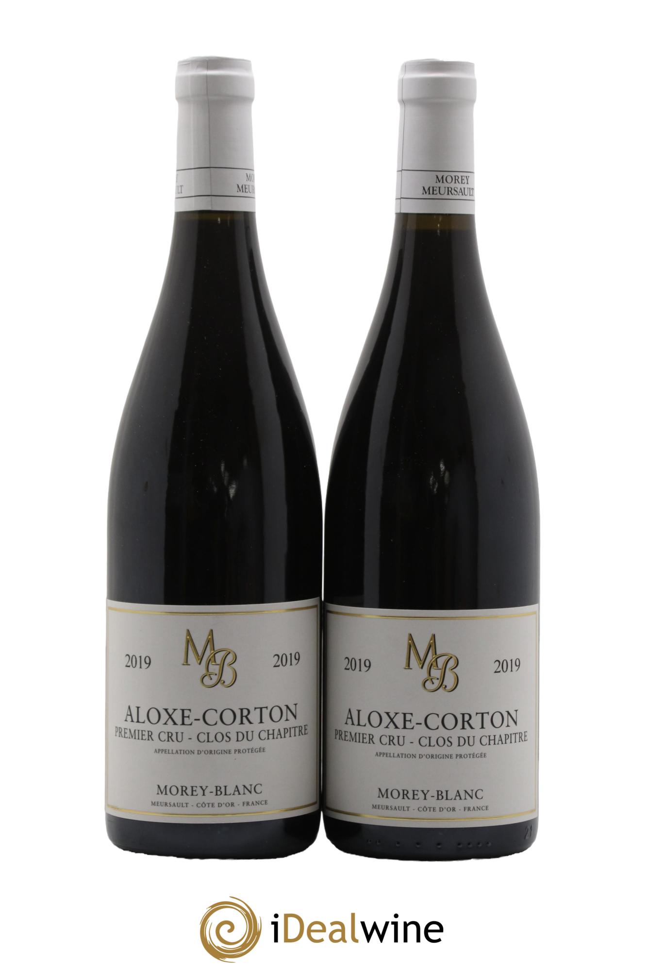 Aloxe-Corton 1er Cru Clos du Chapitre Morey-Blanc 2019 - Lot of 2 bottles - 0