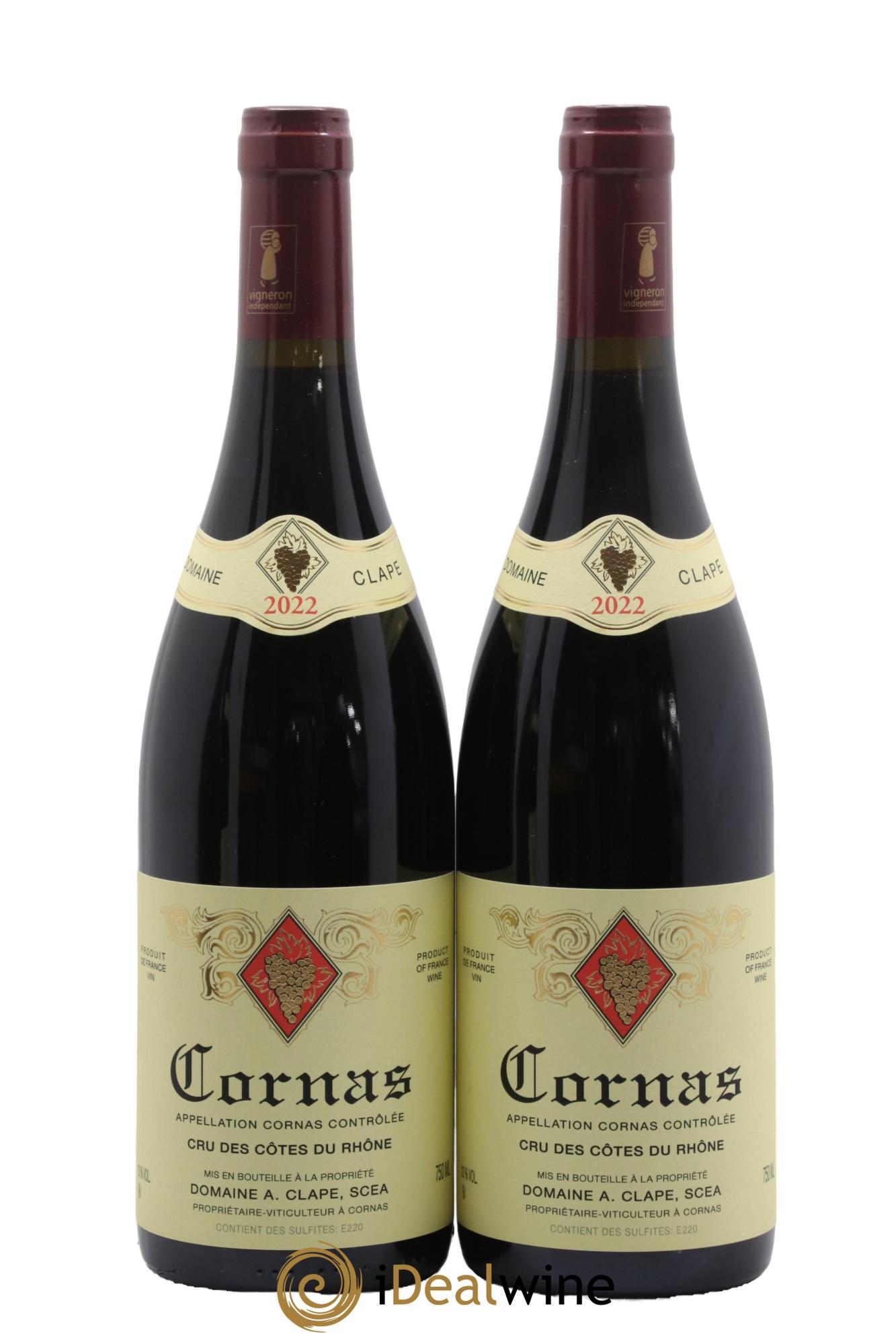 Cornas Auguste Clape 2022 - Posten von 2 Flaschen - 0