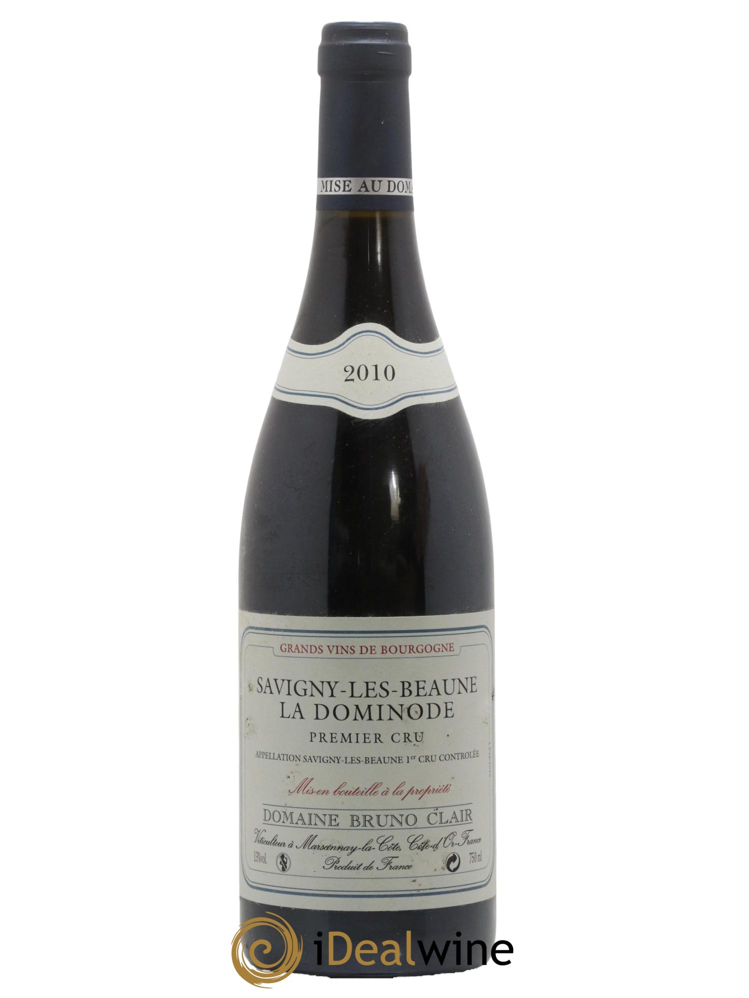 Savigny-lès-Beaune 1er Cru La Dominode Bruno Clair (Domaine) 2010 - Lot de 1 bouteille - 0