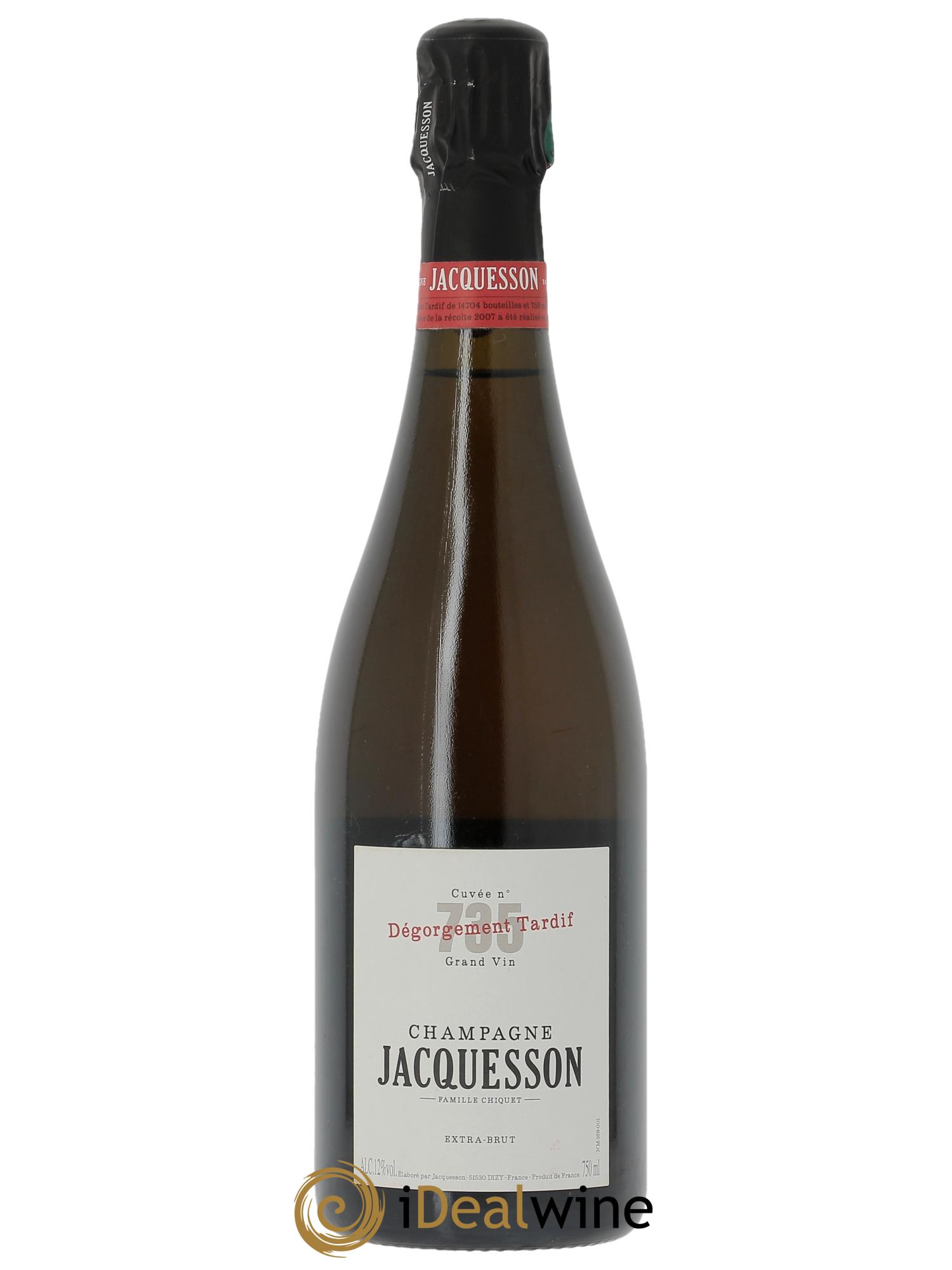 Cuvée 735 DT (Dégorgement Tardif) Extra-Brut Jacquesson  - Lotto di 1 bottiglia - 1