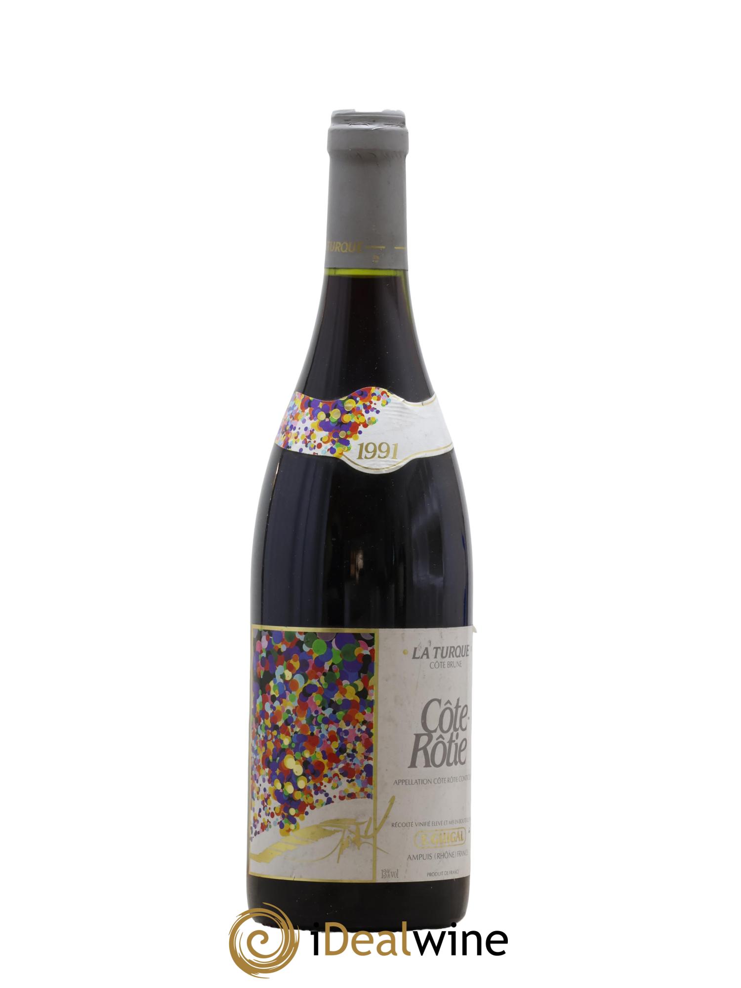 Côte-Rôtie La Turque Guigal 1991 - Lot de 1 bouteille - 0