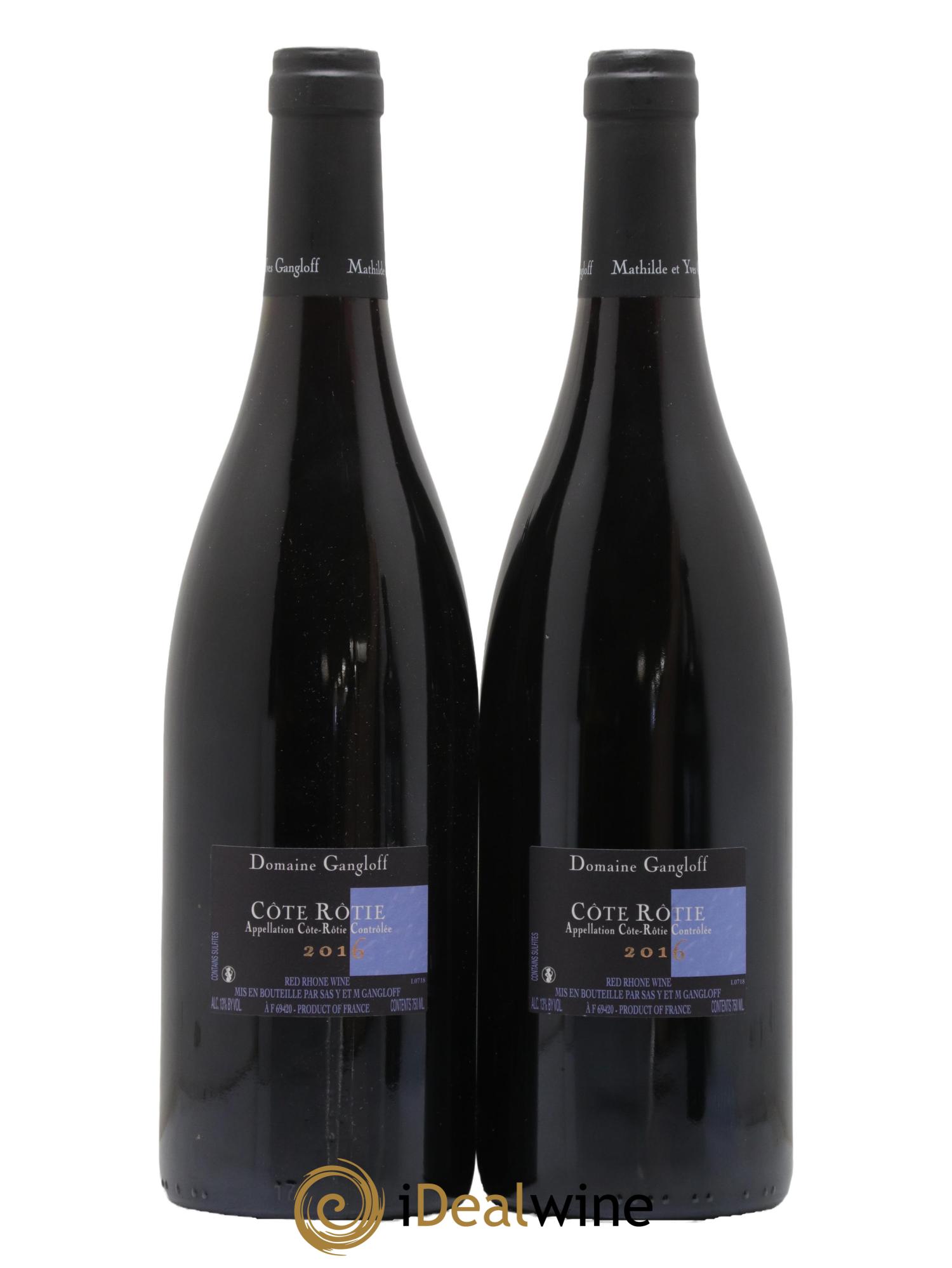 Côte-Rôtie La Barbarine Gangloff (Domaine) 2016 - Posten von 2 Flaschen - 1