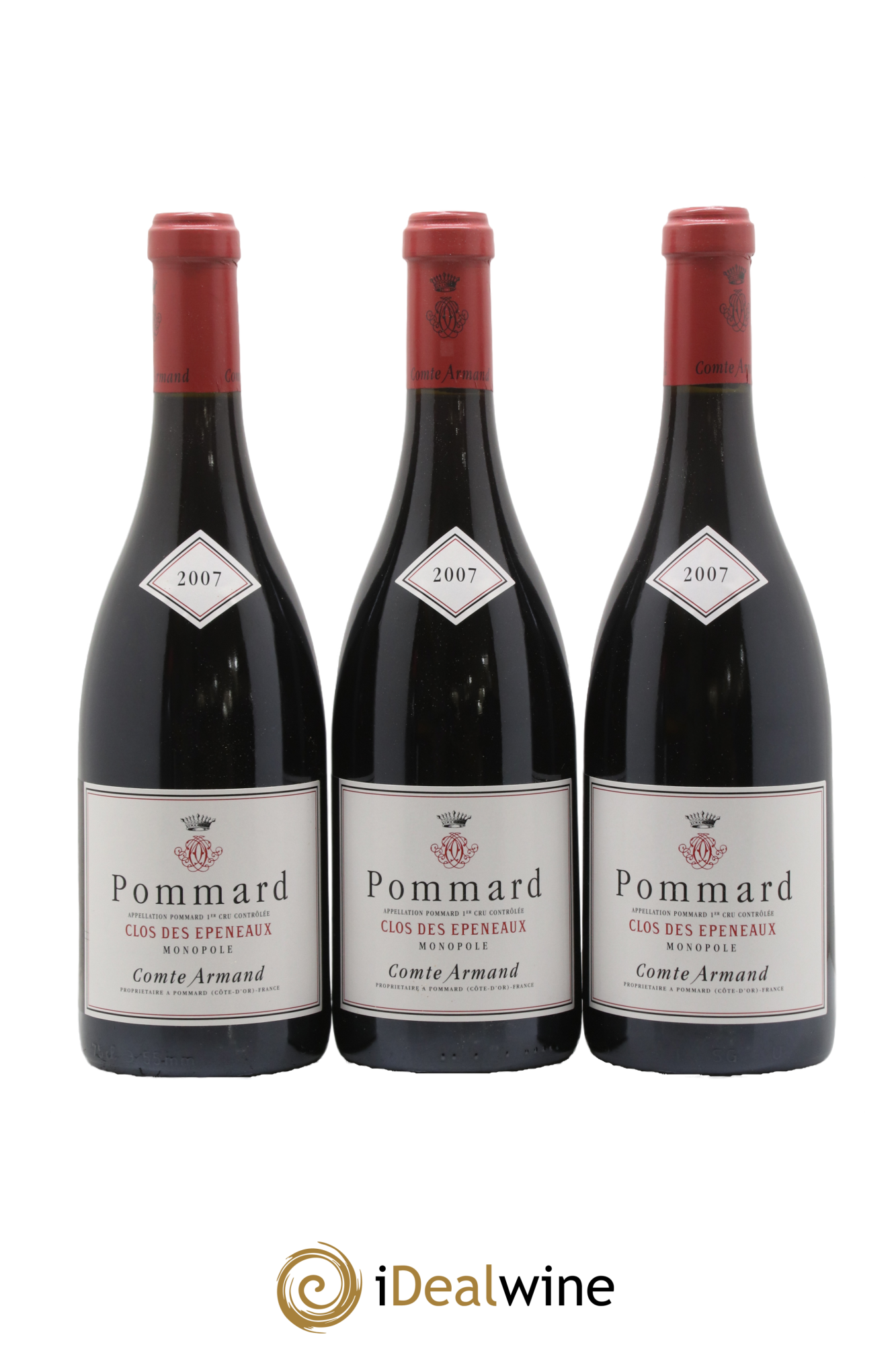 Pommard 1er Cru Clos des Epeneaux Comte Armand 2007 - Lot de 6 bouteilles - 2