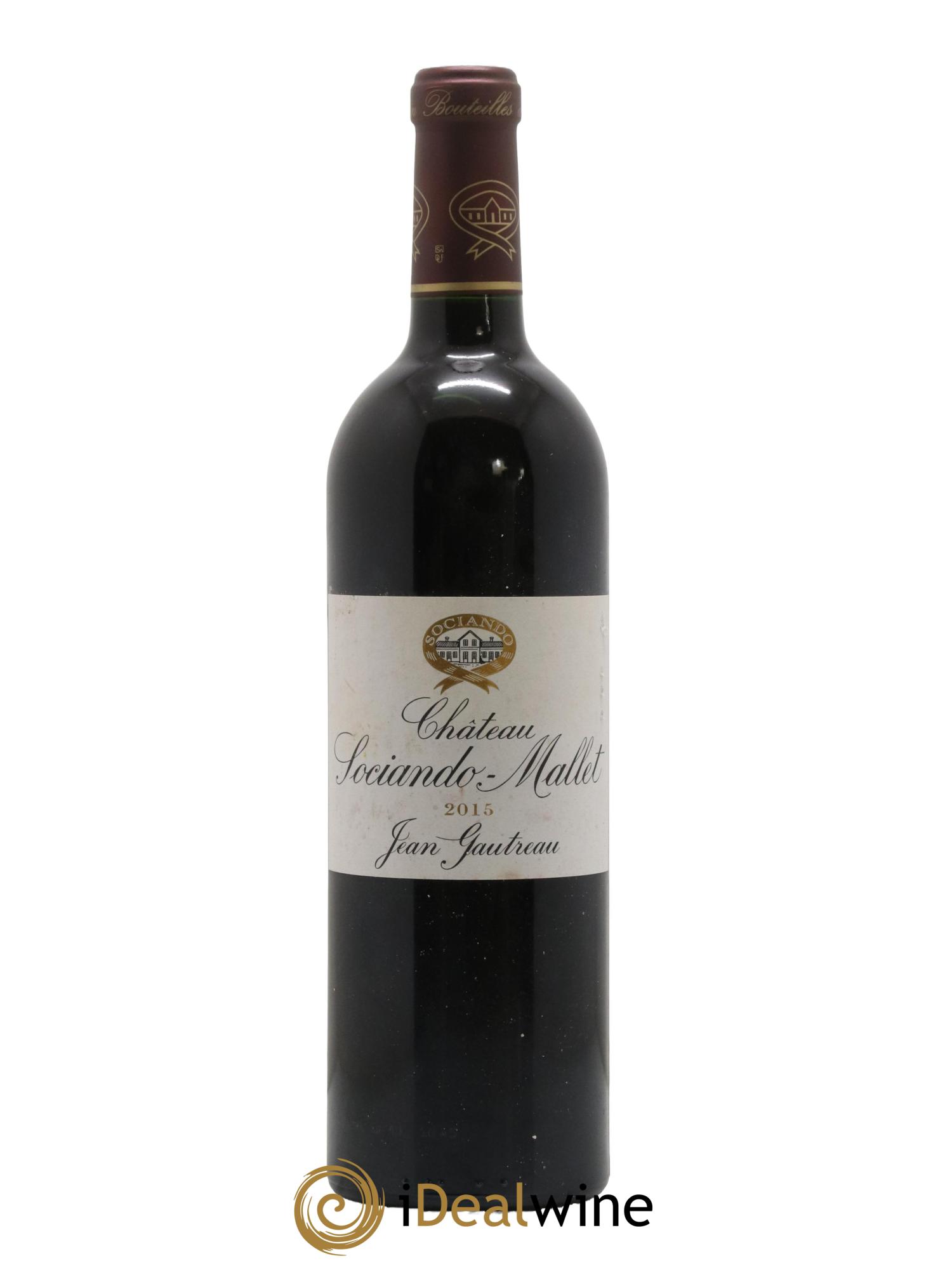 Château Sociando Mallet 2015 - Lot de 1 bouteille - 0