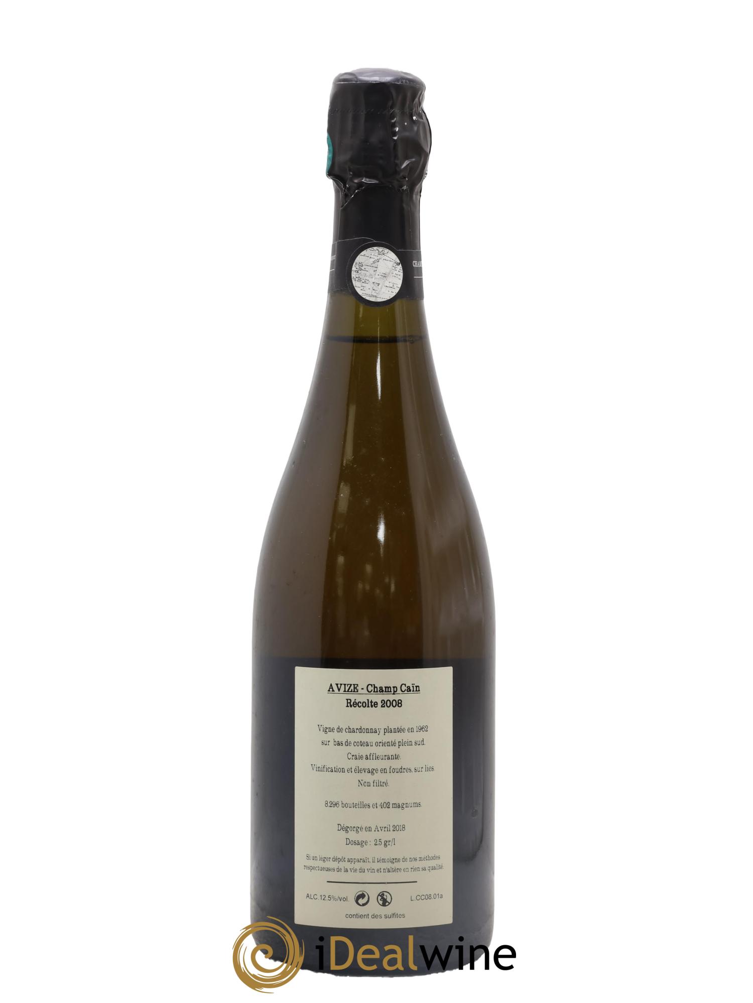 Avize Champ Caïn Extra-Brut Jacquesson 2008 - Lotto di 1 bottiglia - 1