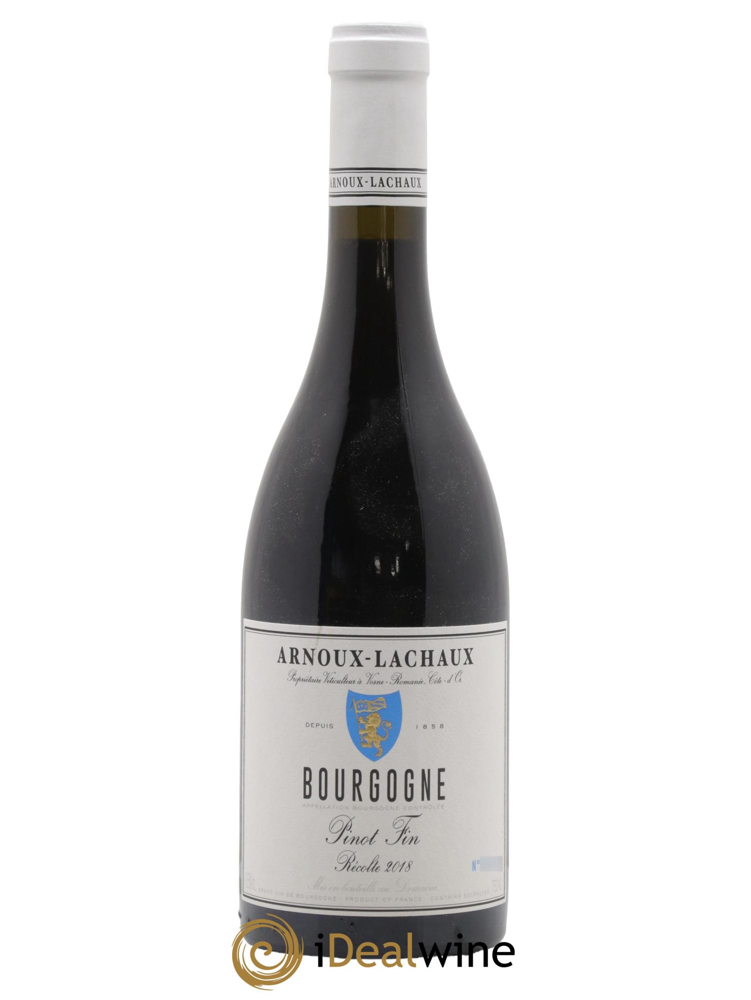 Bourgogne Pinot Fin Arnoux-Lachaux (Domaine) 2018 - Lot de 1 bouteille - 0