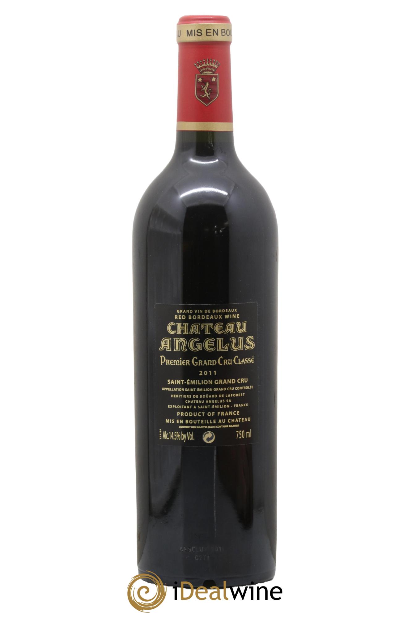 Château Angélus 1er Grand Cru Classé A 2011 - Posten von 1 Flasche - 1